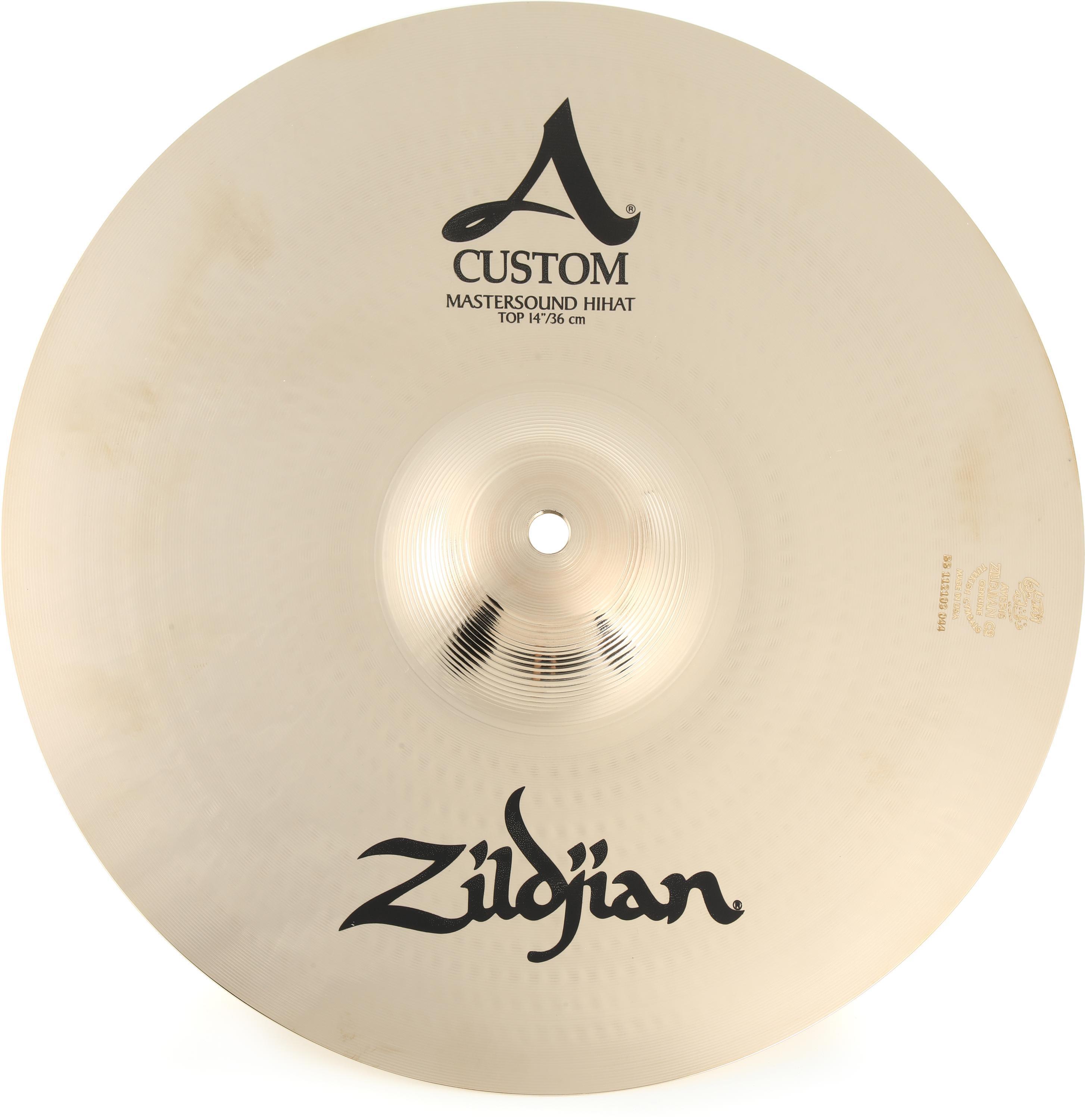 Zildjian 14 inch A Custom Mastersound Hi-hat Top Cymbal