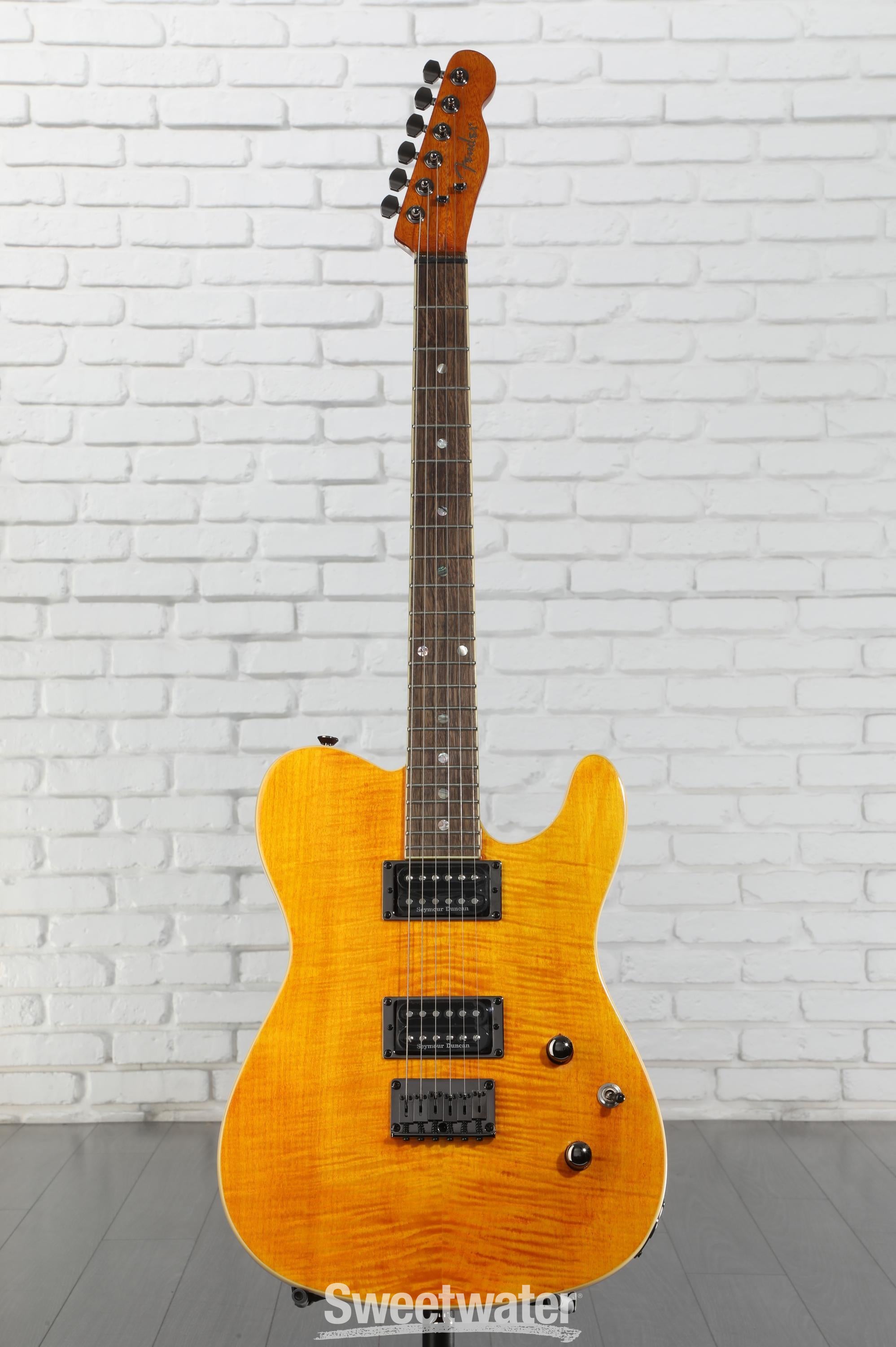 Fender Custom Telecaster FMT HH アンバー Fender Special Edition Custom Telecaster FMT HH - Amber