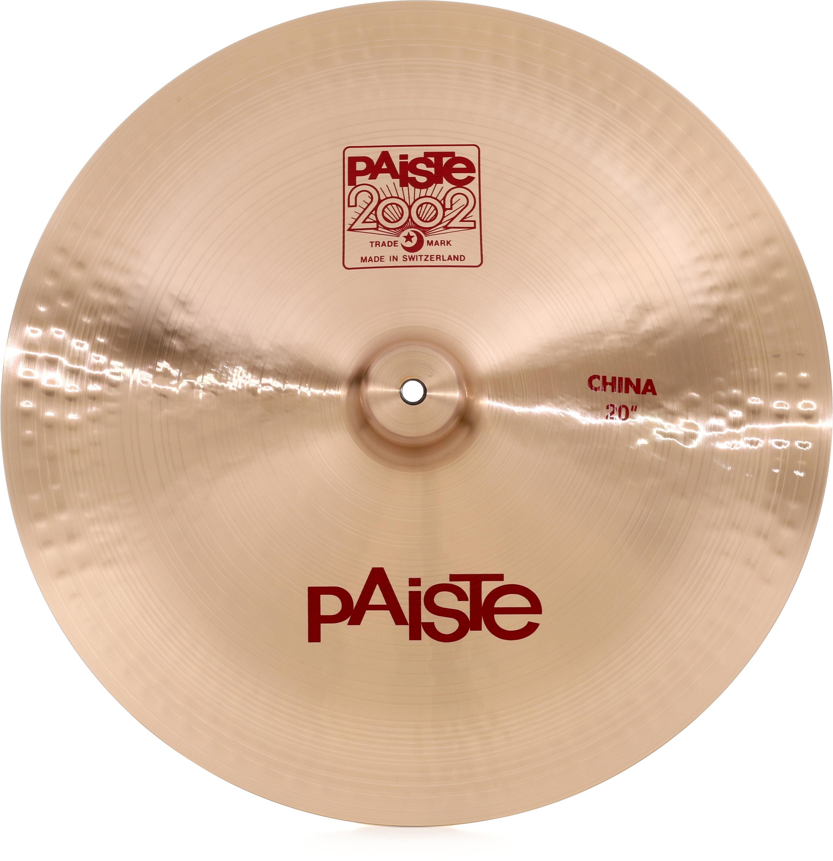 Paiste 20 inch 2002 China Type Cymbal | Sweetwater