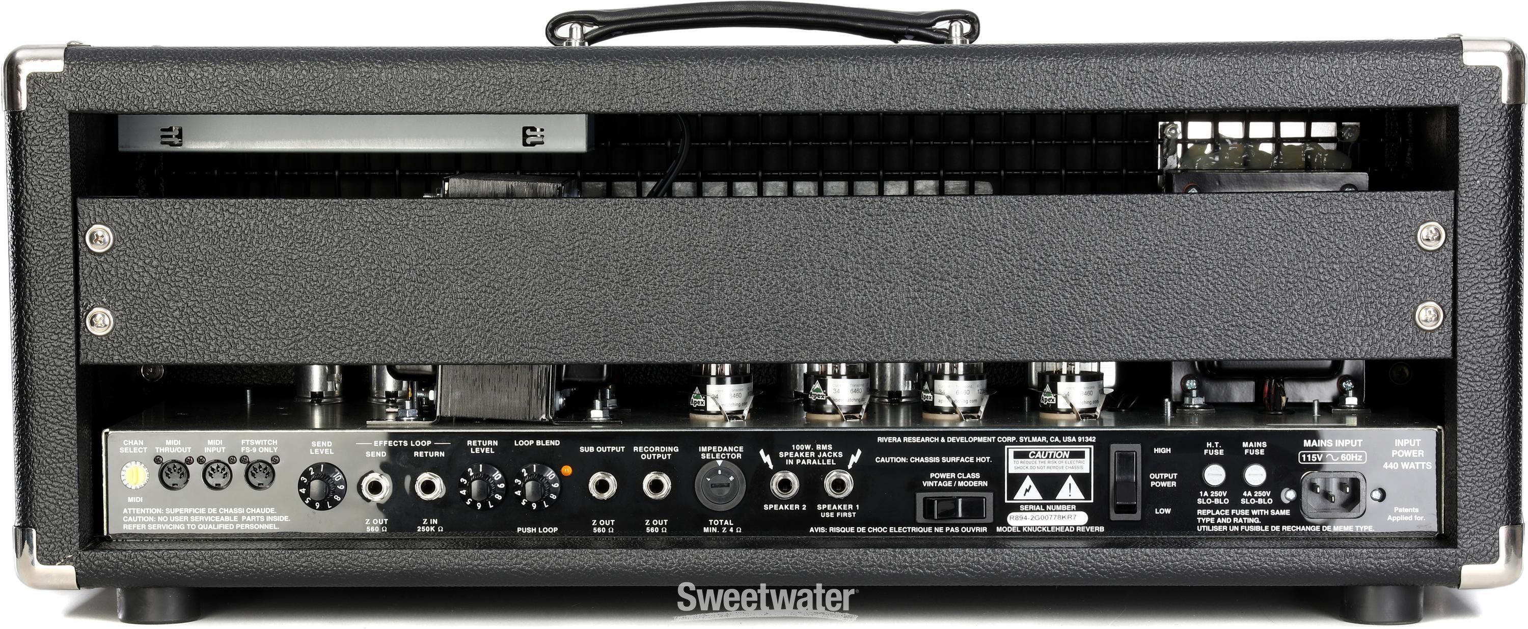 Rivera KR7 Top 120-watt 3-channel Mick Thomson Signature Tube Head