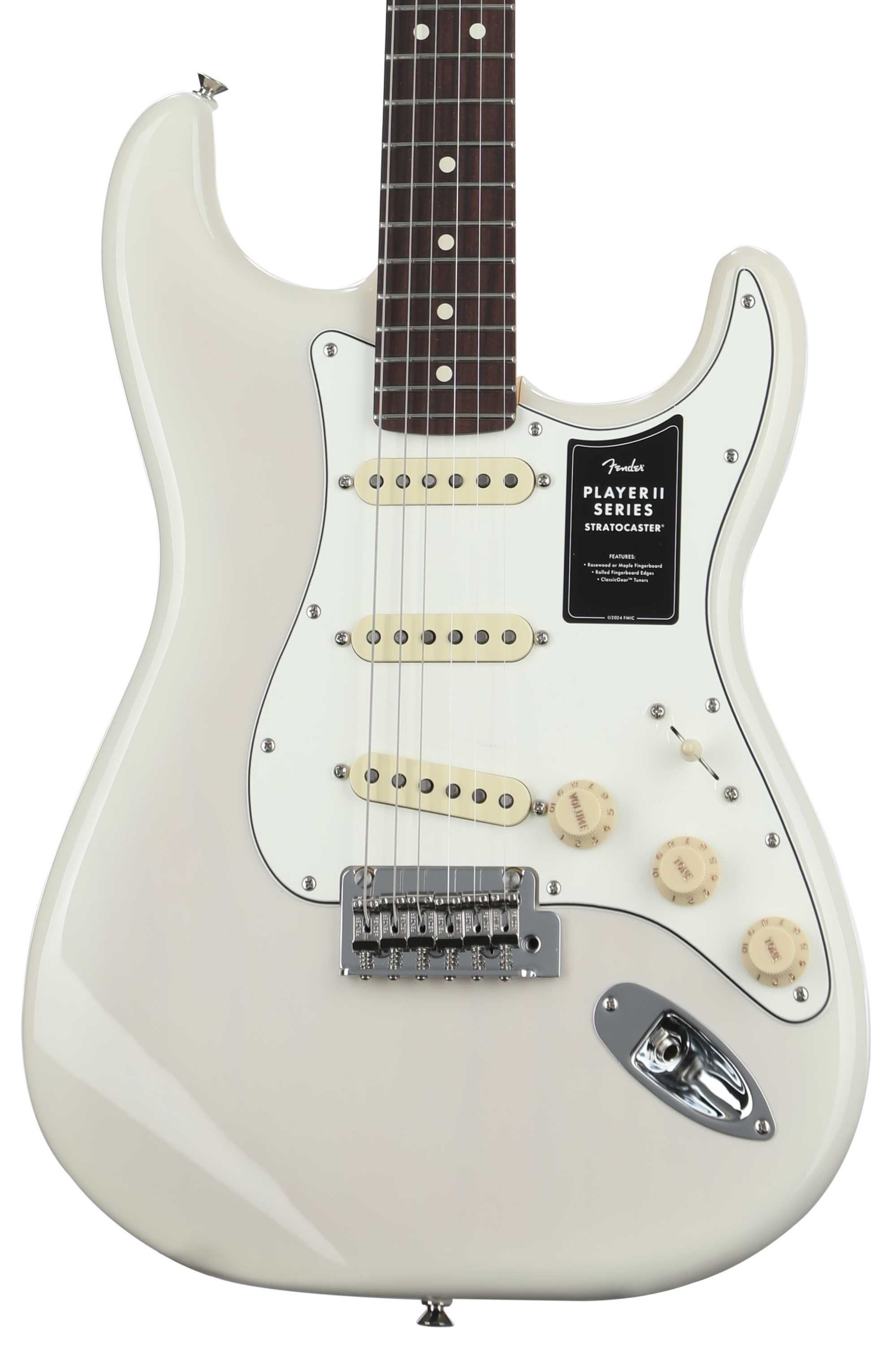 Fender Player II Stratocaster Electric Guitar - White Blonde, Rosewood Fingerboard