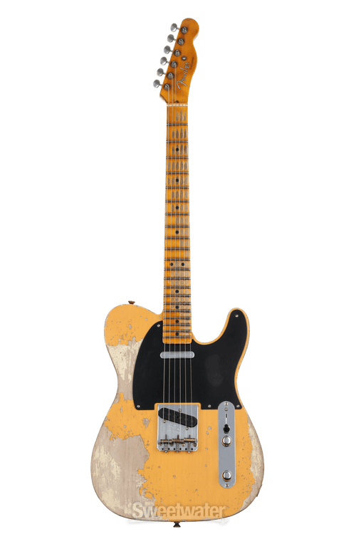 ★Custom HardRelic Blond Telecaster★ Custom 52 Telecaster Electric Guitar Super Heavy Relic