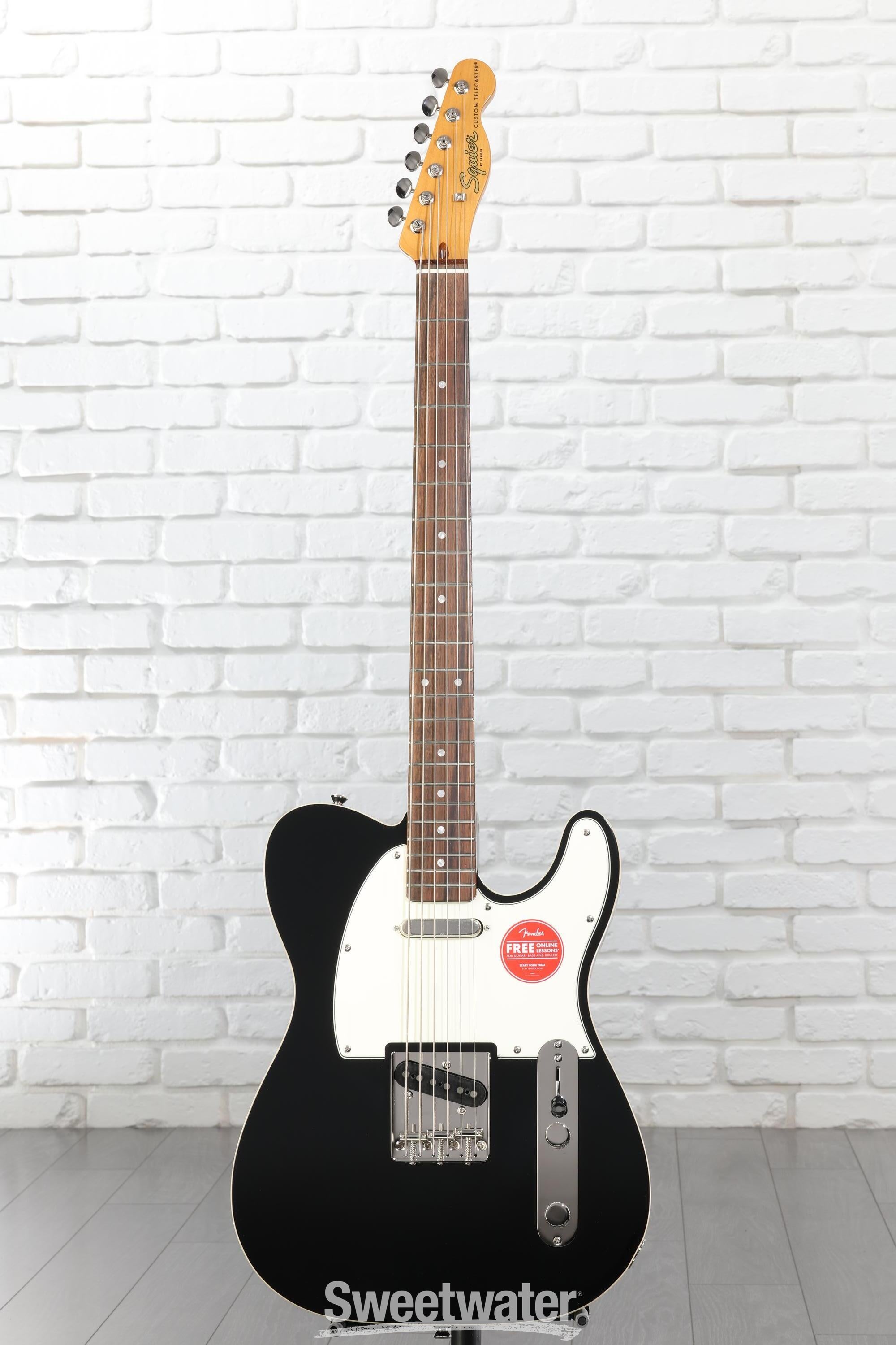 Squier Classic Vibe Baritone Custom Telecaster - Black | Sweetwater
