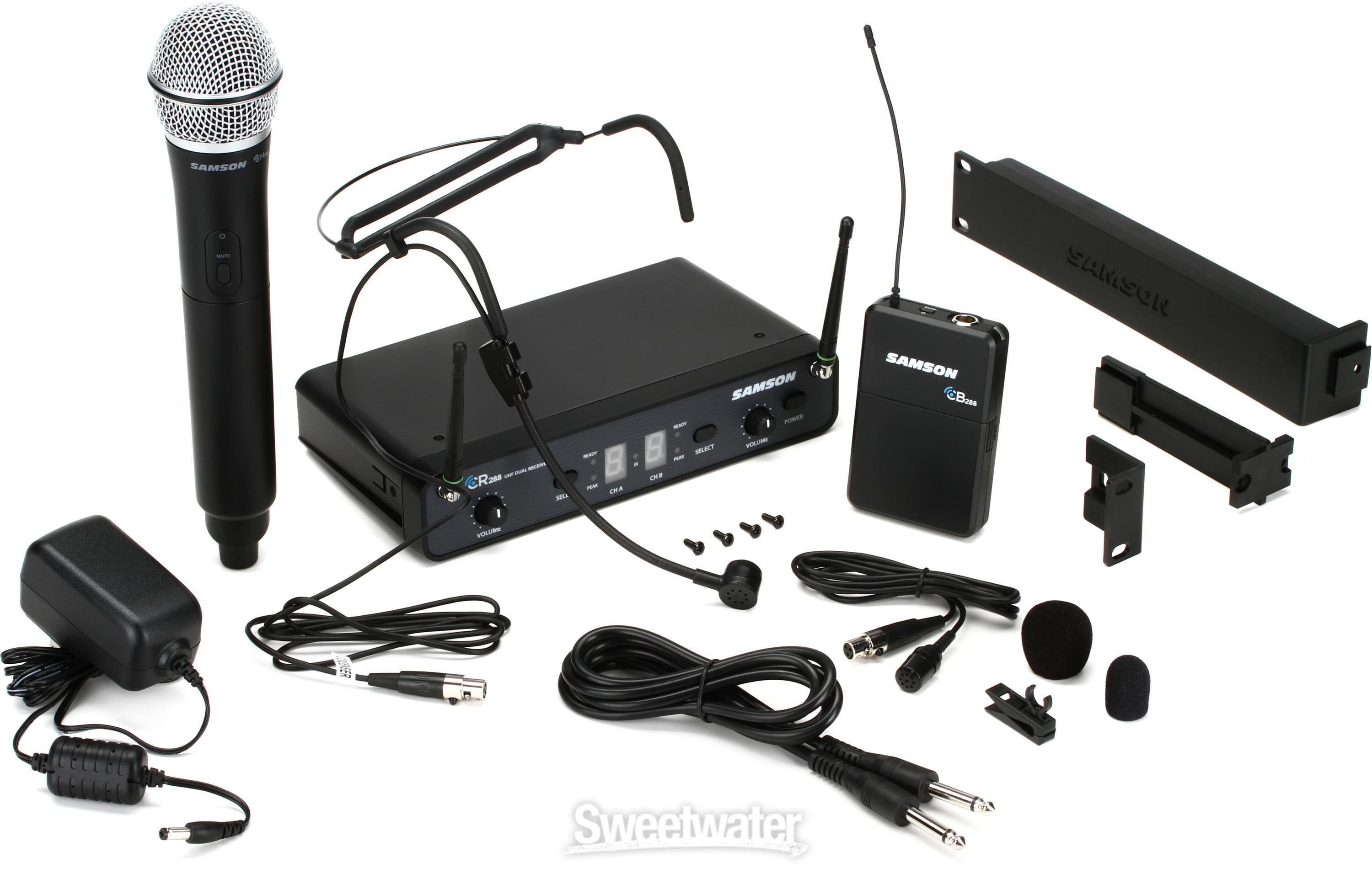 SAMSON CONCERT 288 ワイヤレスマイク送受信器 その他フルセット - 楽器/器材