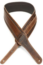 Photo of Taylor Fountain 2.5-inch Leather Guitar Strap - Weathered Brown
