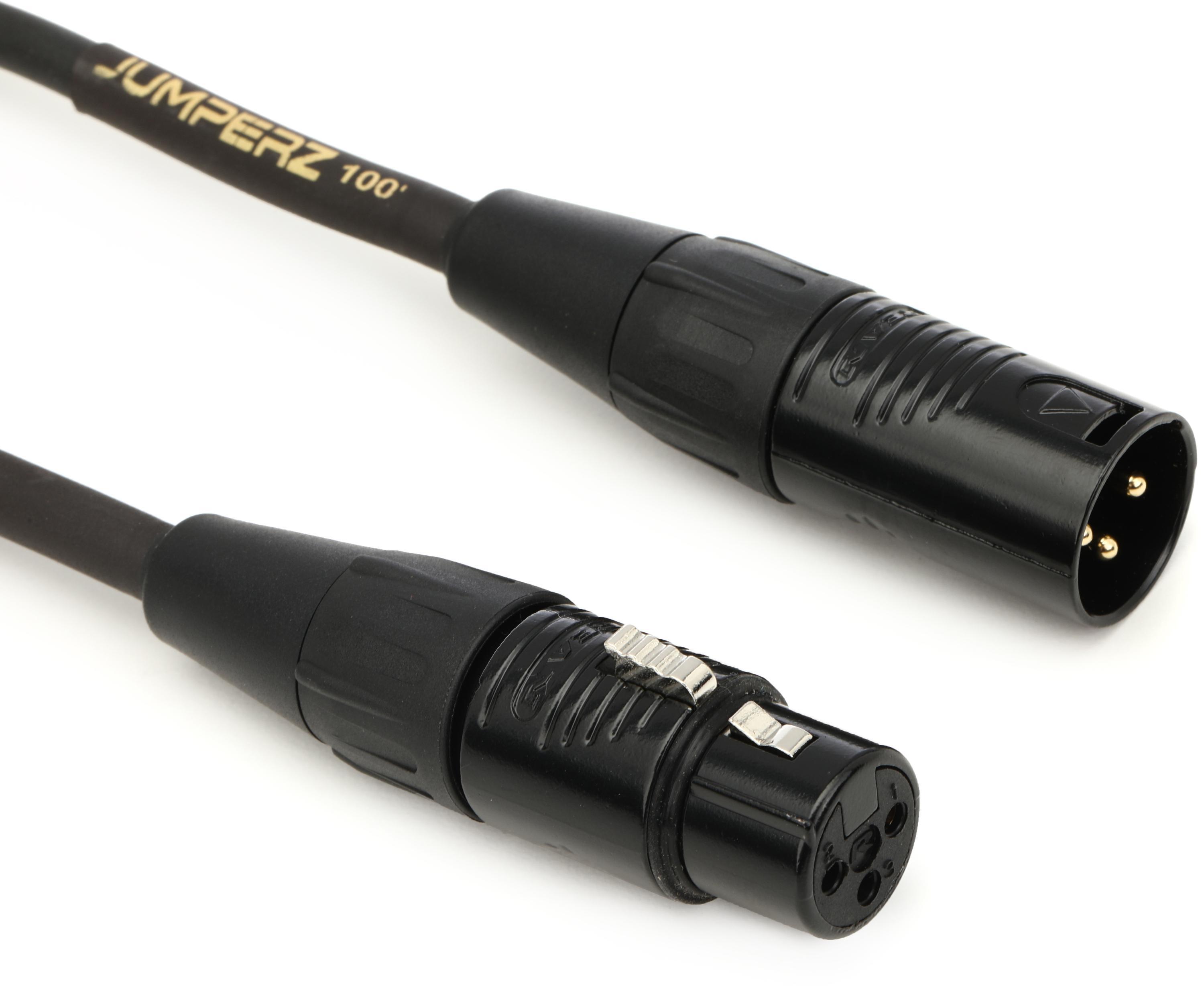 Photo of JUMPERZ JGM-100 Gold Microphone Cable - 100 foot