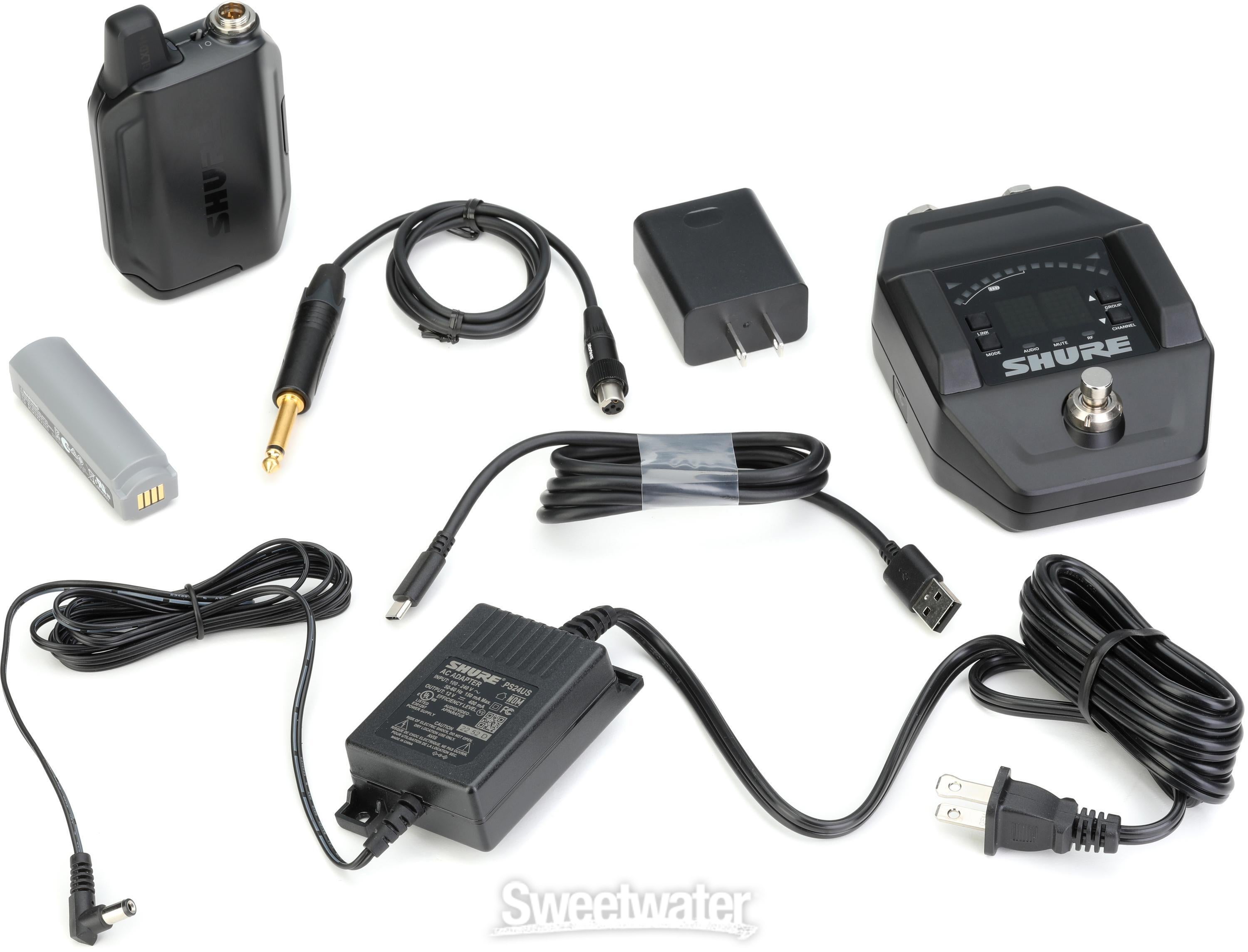 Shure GLXD16+ Digital Wireless Guitar Pedal System