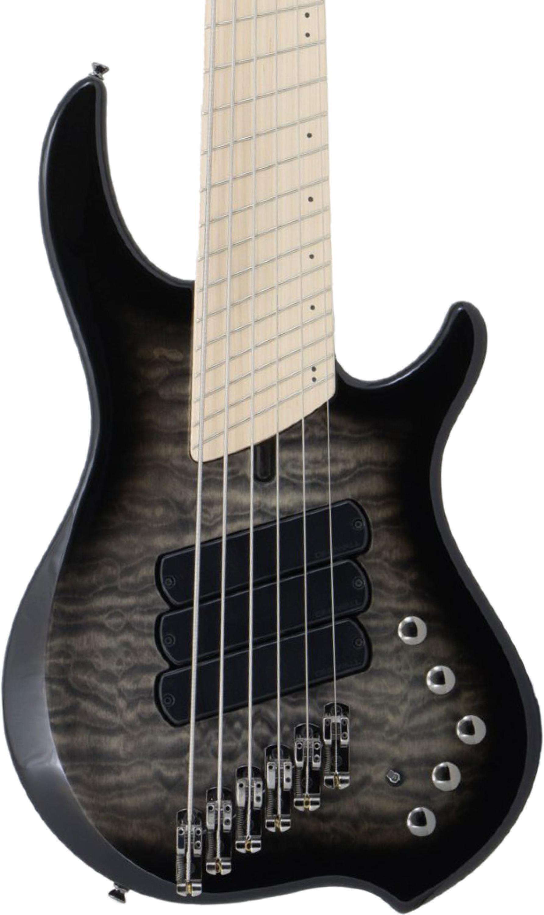 Dingwall Guitars Combustion 6-string Electric Bass - 2-tone Black 