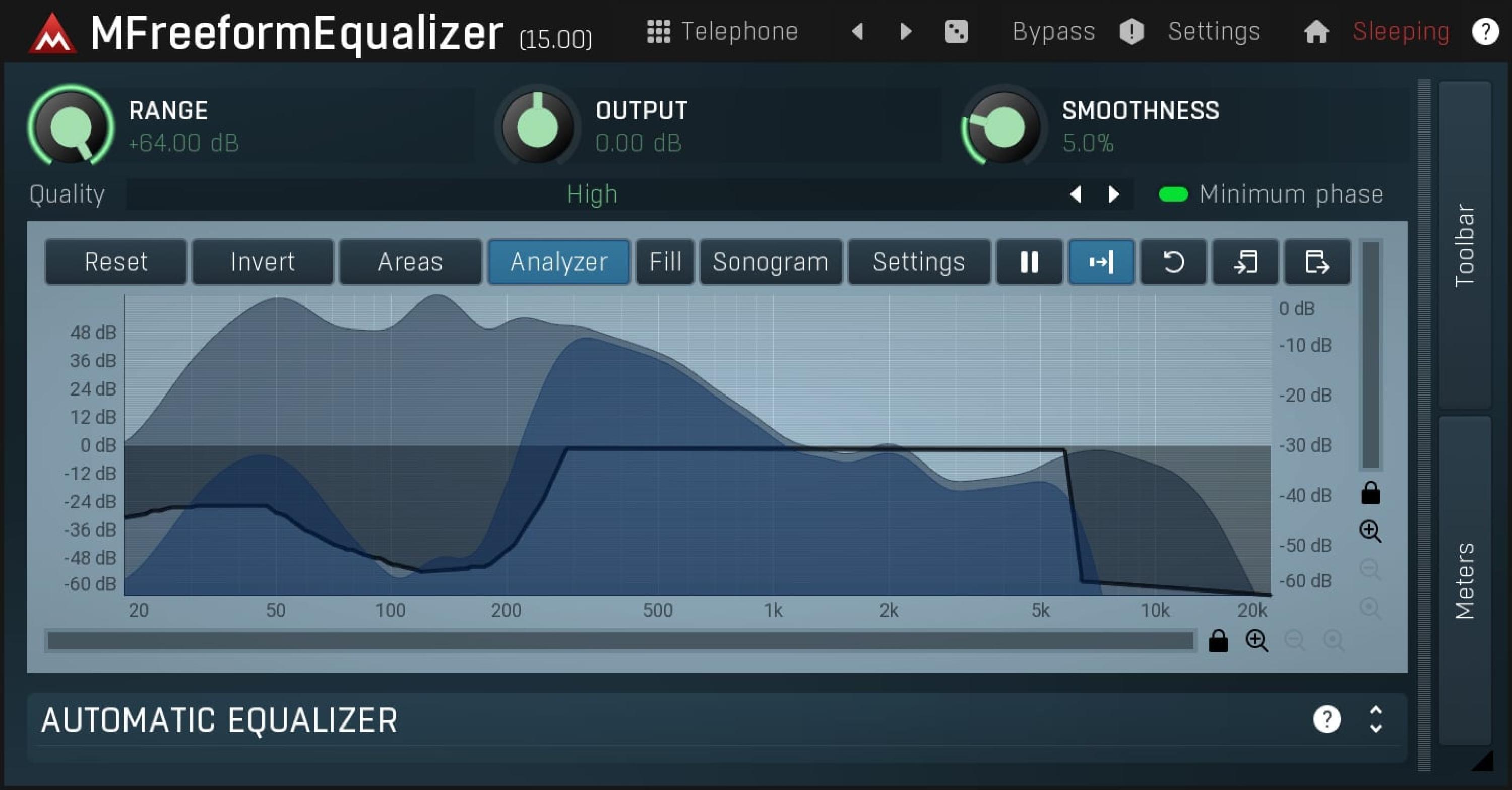 Photo of MeldaProduction MFreeformEqualizer Equalizer Plug-in