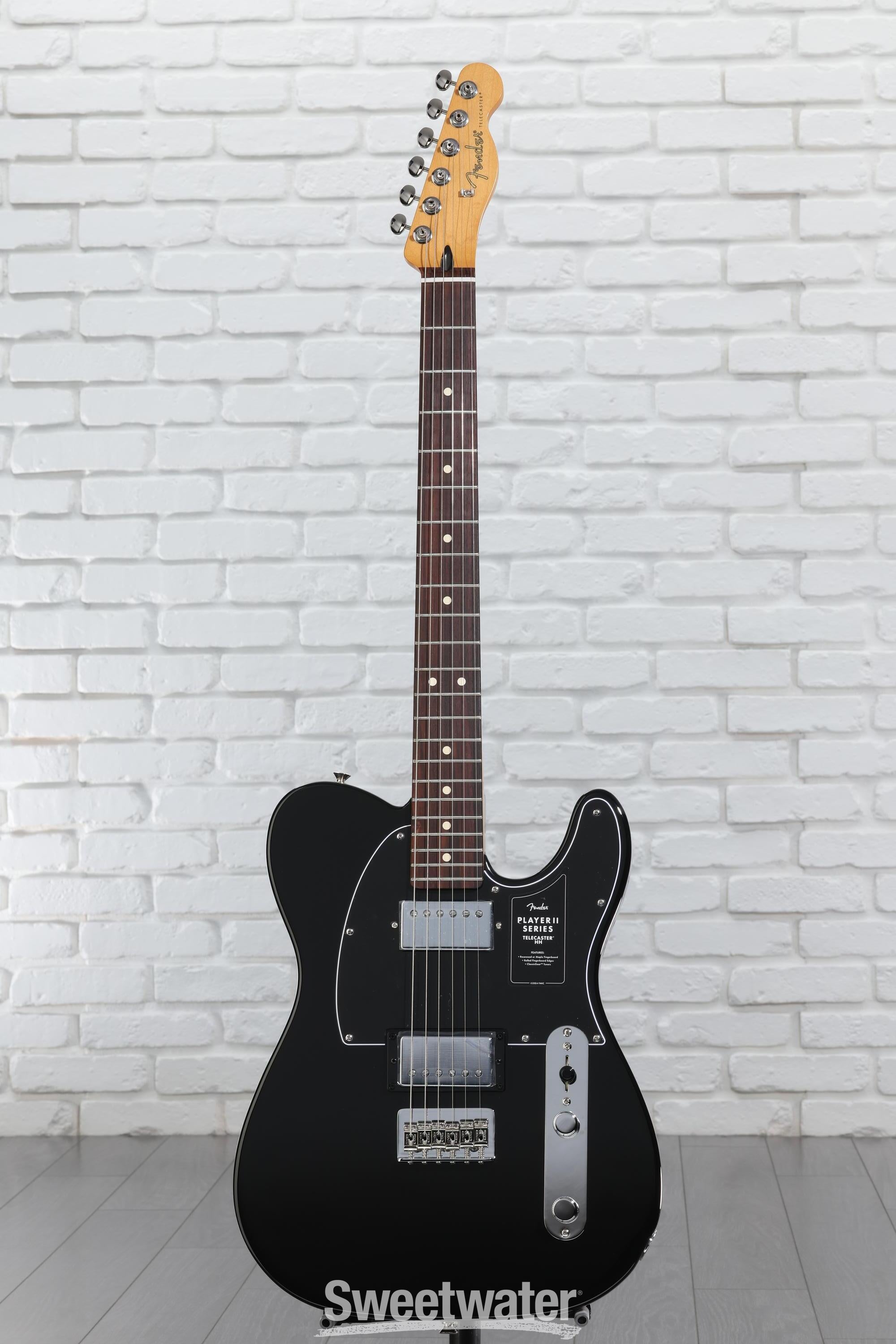 Fender Player II Telecaster HH Electric Guitar - Black with