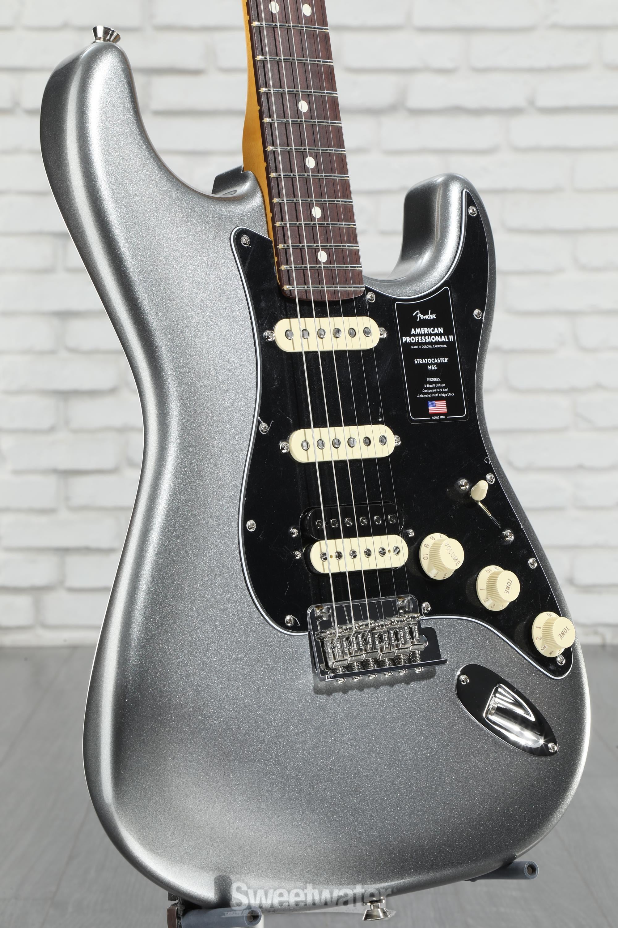 Fender American Professional II Stratocaster HSS - Mercury with 