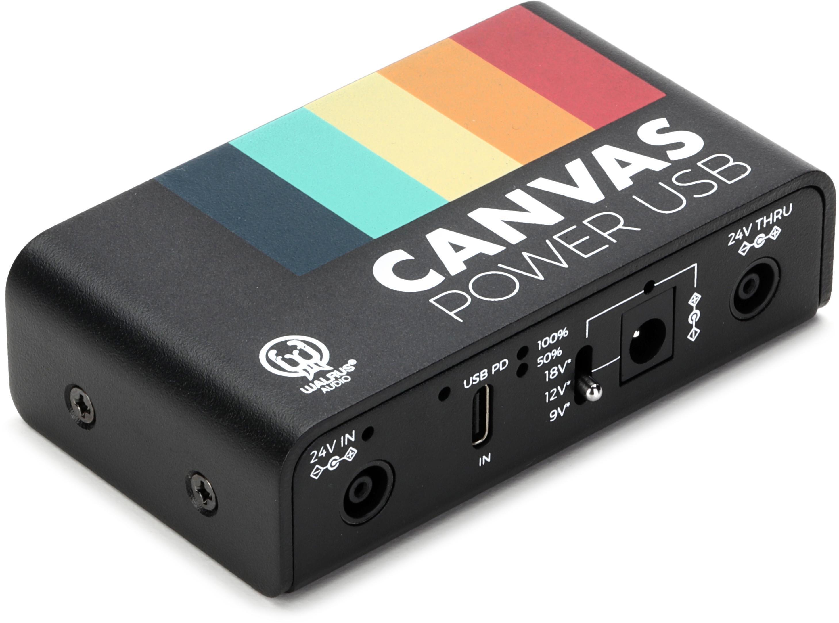 Walrus Audio Canvas Power USB Power Supply | Sweetwater