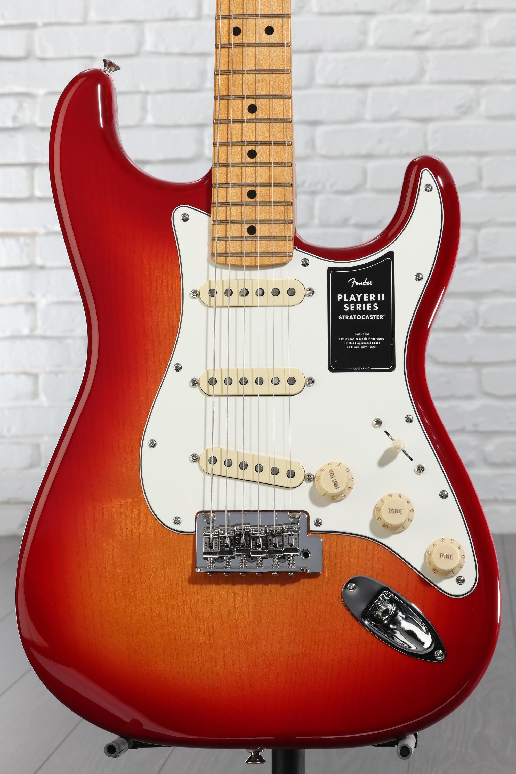 Fender Player II Stratocaster Electric Guitar - Aged Cherry Burst