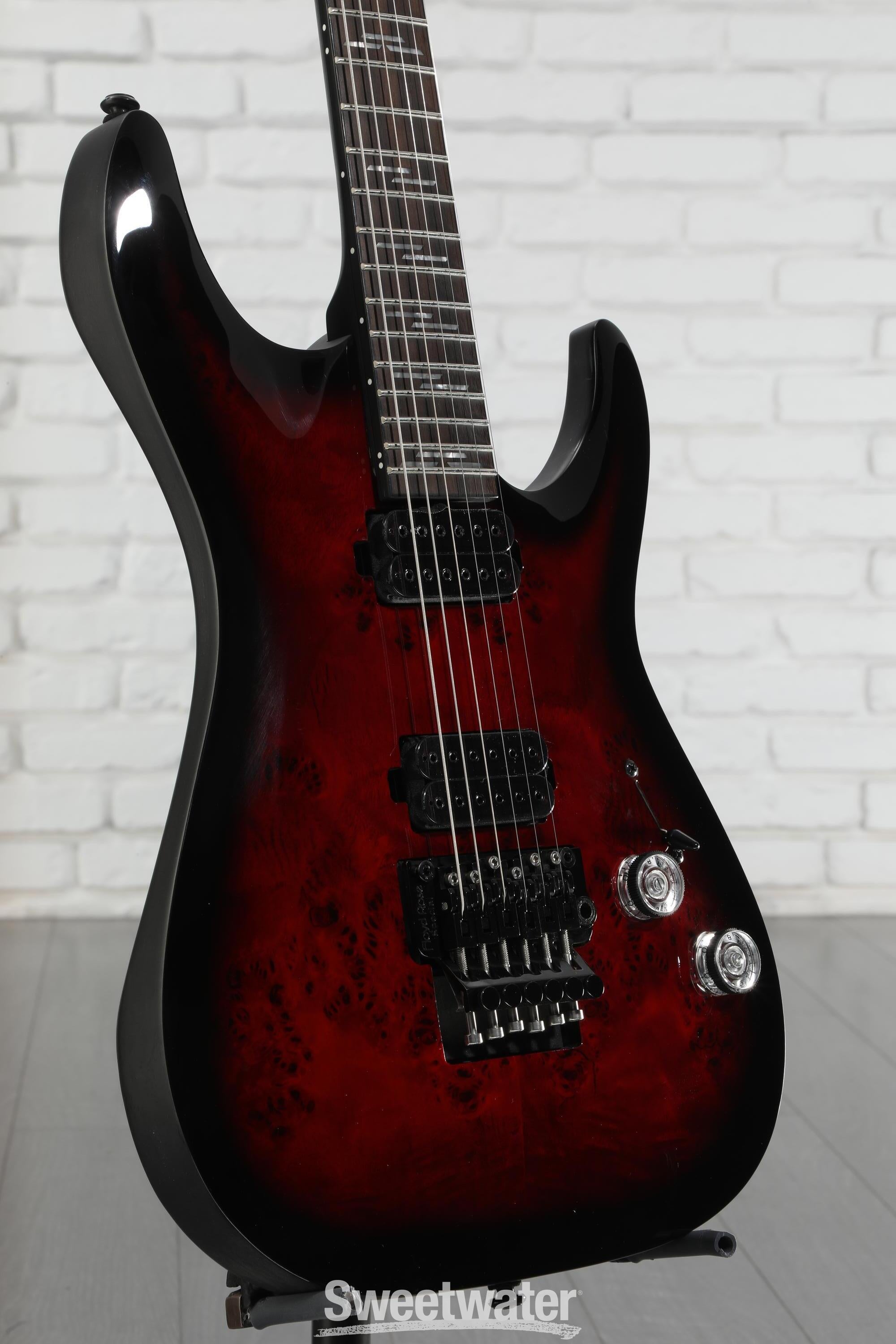 Schecter Omen Elite-6 FR Electric Guitar - Black Cherry