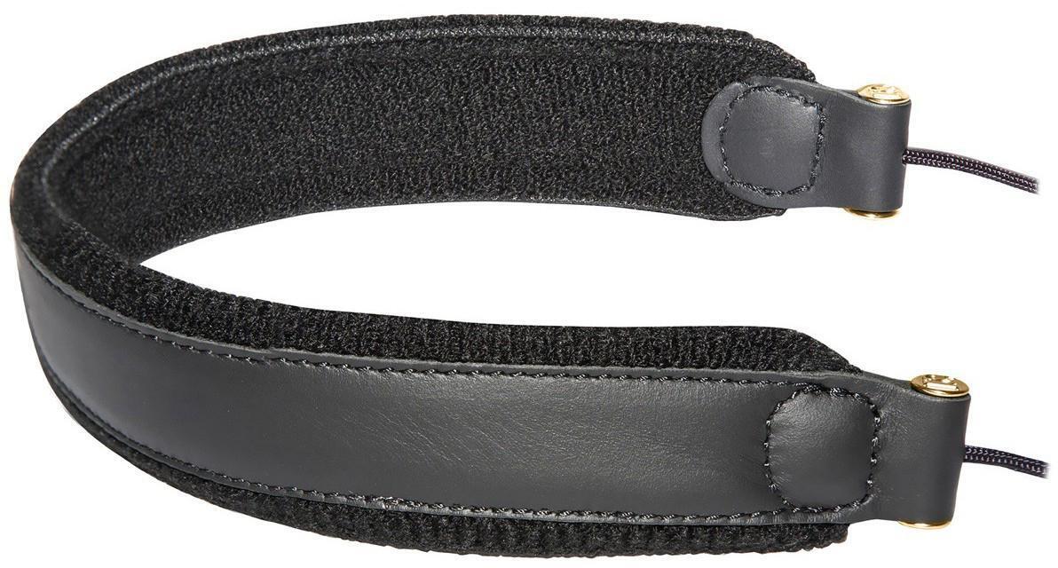 Photo of BG S22YMSH Zen Leather Saxophone Neck Strap - Small, Metal Snap Hook