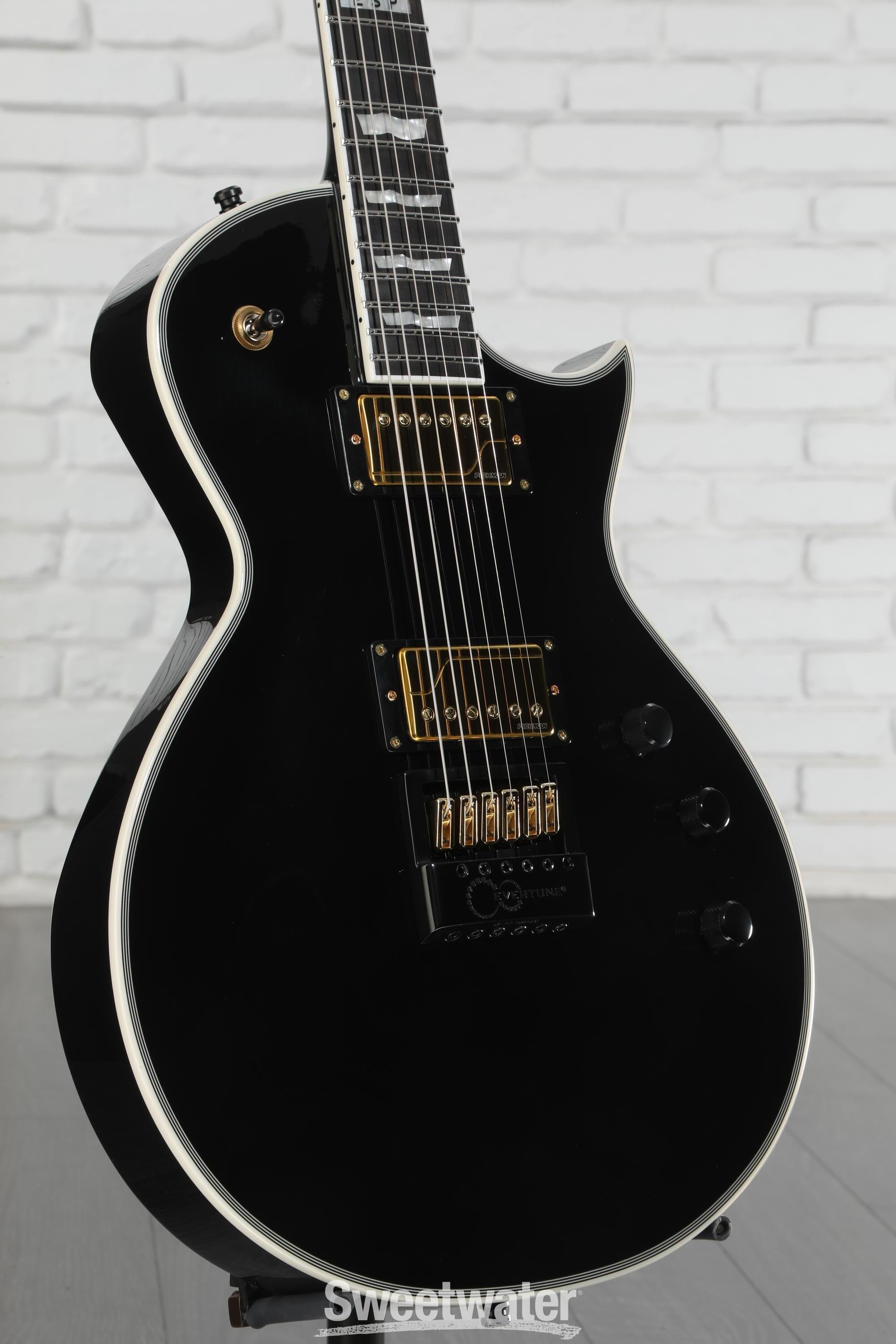 ESP E-II Eclipse FT EverTune Electric Guitar - Black | Sweetwater