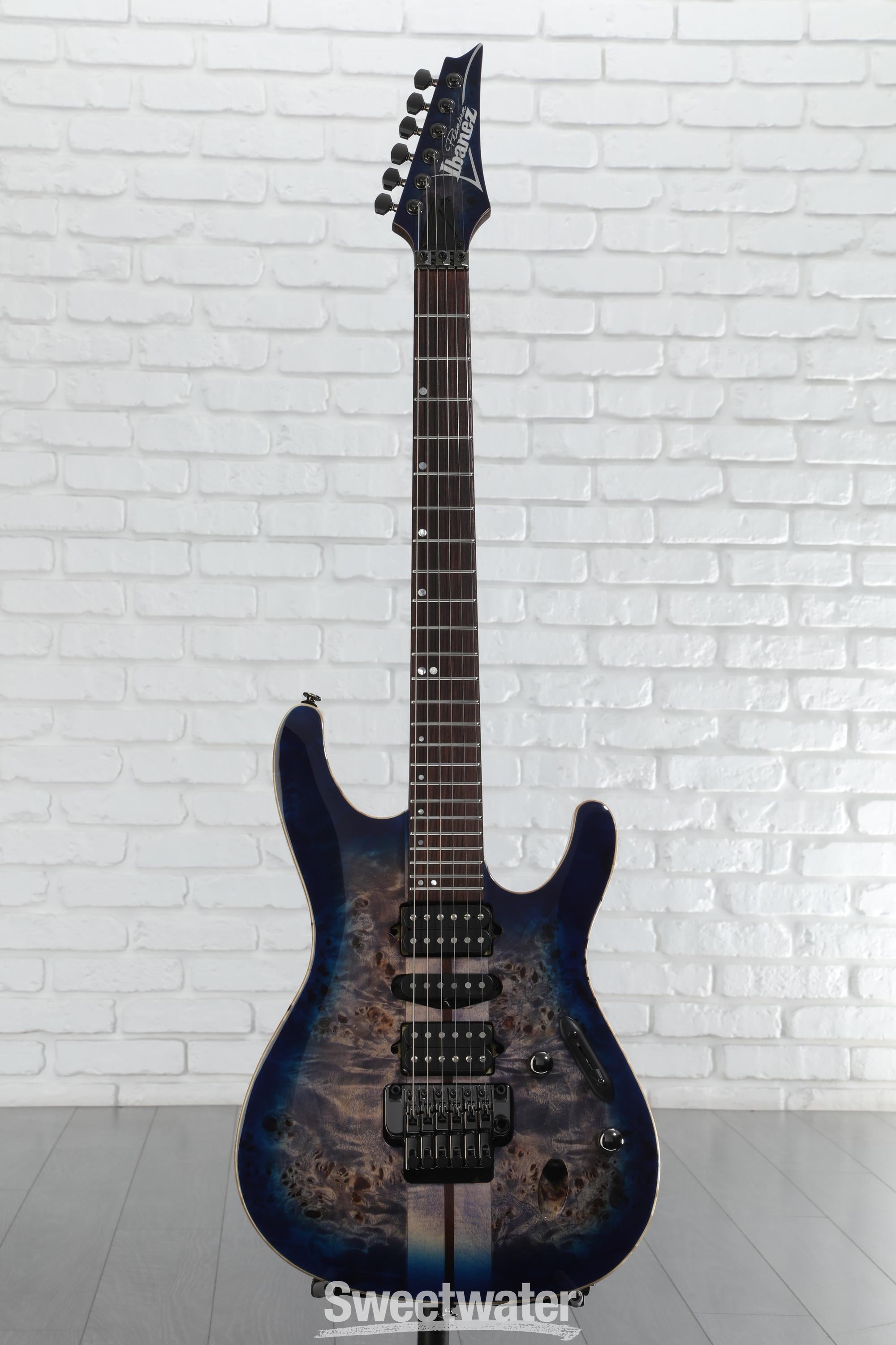 Ibanez Premium S1070PBZ Electric Guitar - Cerulean Blue