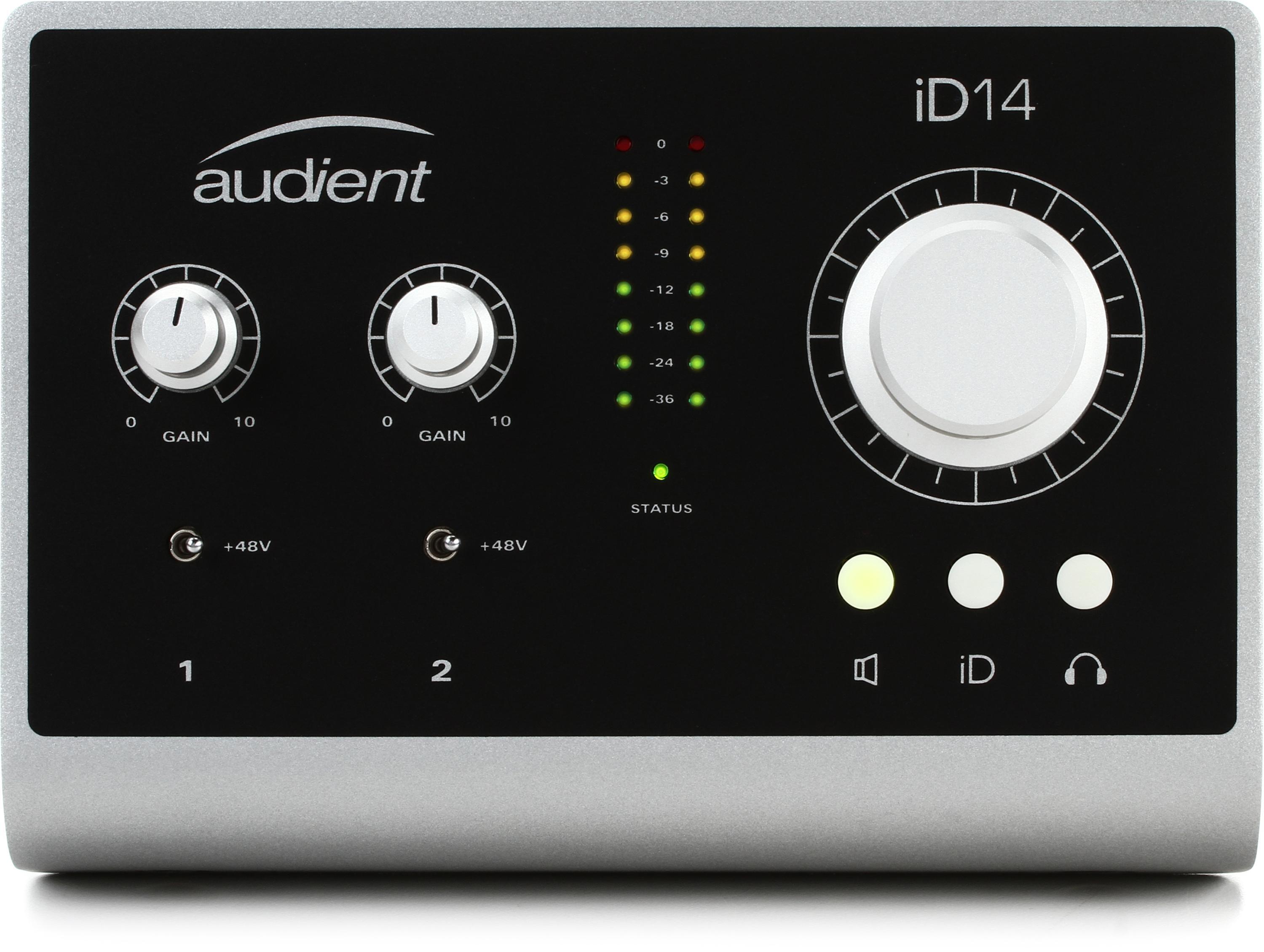 Audient iD14 USB Audio Interface Reviews | Sweetwater