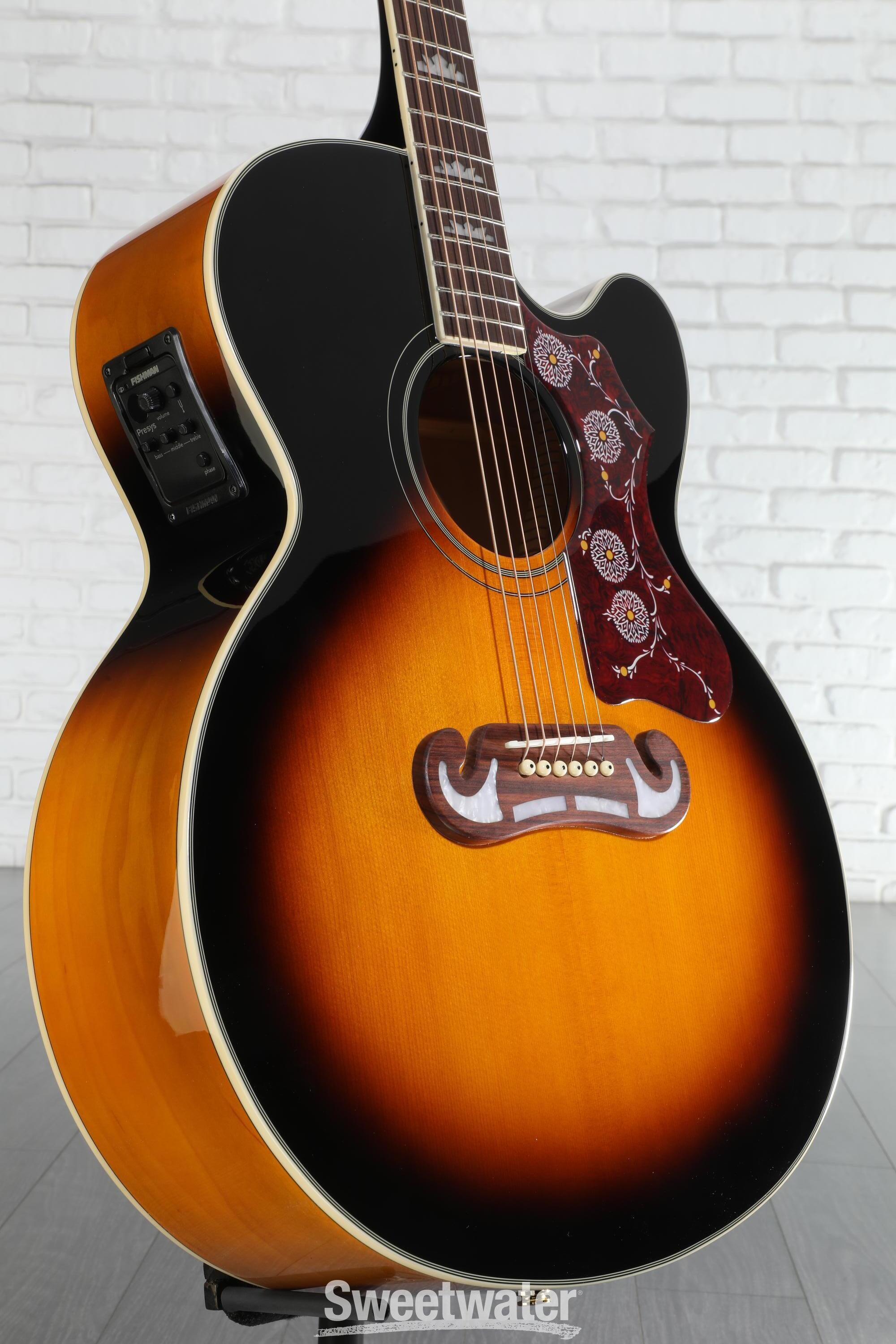 Epiphone J-200EC Studio Acoustic-Electric Guitar - Vintage