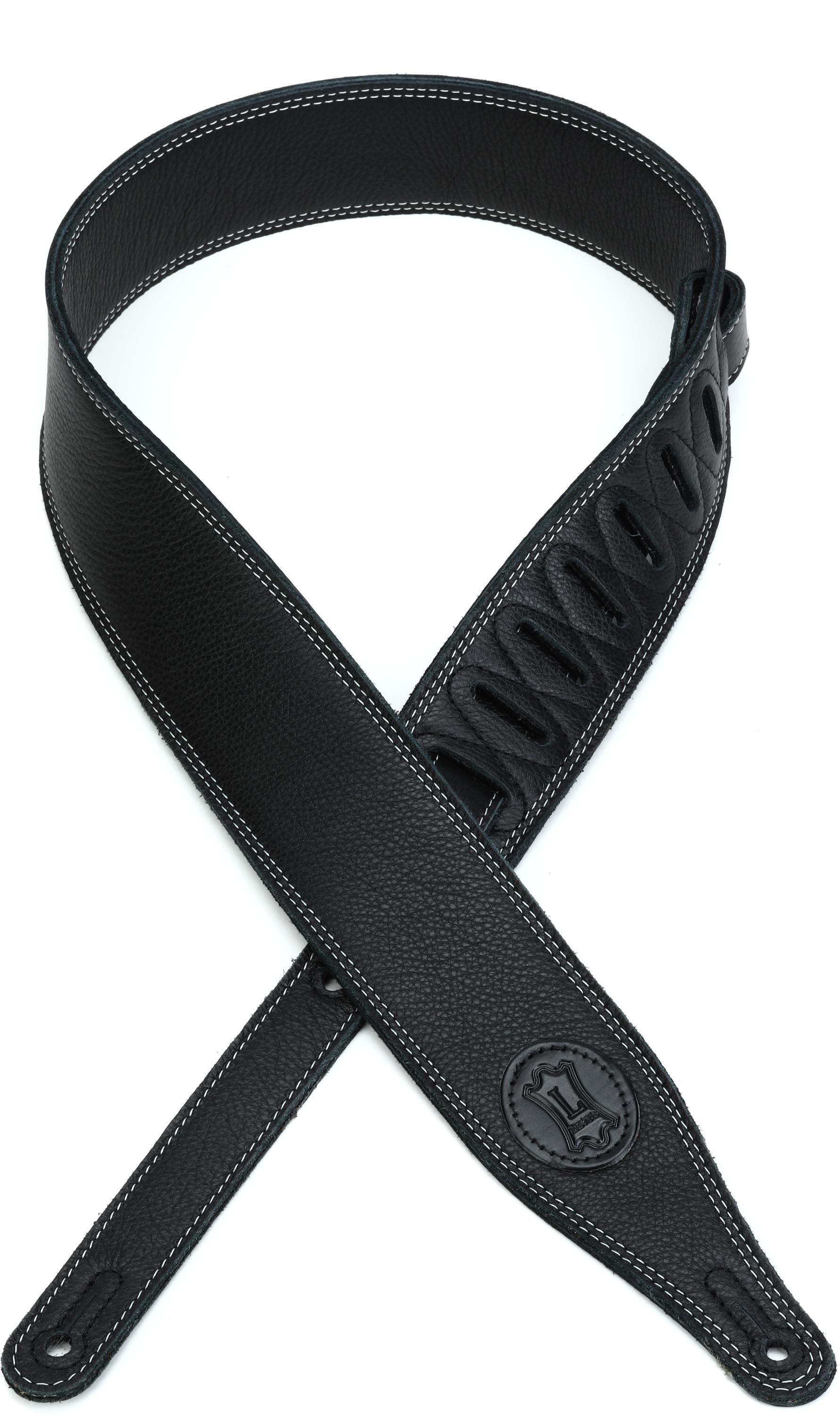 Levy's PM48NP3-XL-BLK 3 Padded/Stretch Neoprene Bass/Guitar Strap - Black