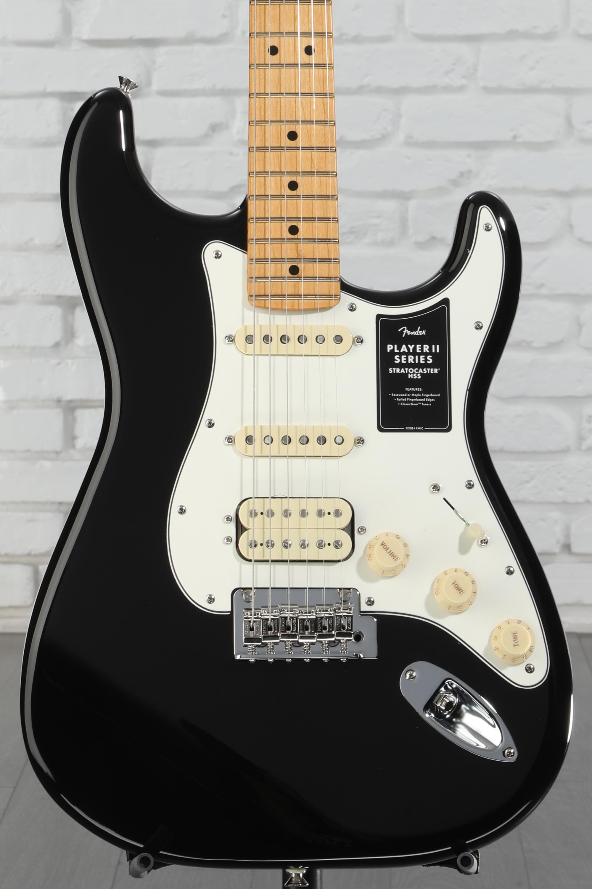 Fender Player II Stratocaster HSS ブラック Fender Player II Stratocaster HSS Electric Guitar - Black