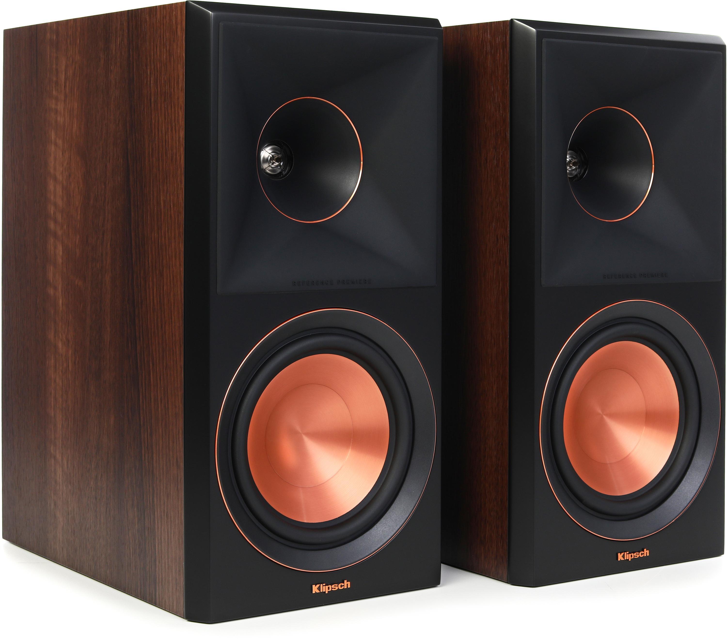 Klipsch RP600M II Passive Bookshelf Speaker Pair Walnut Sweetwater
