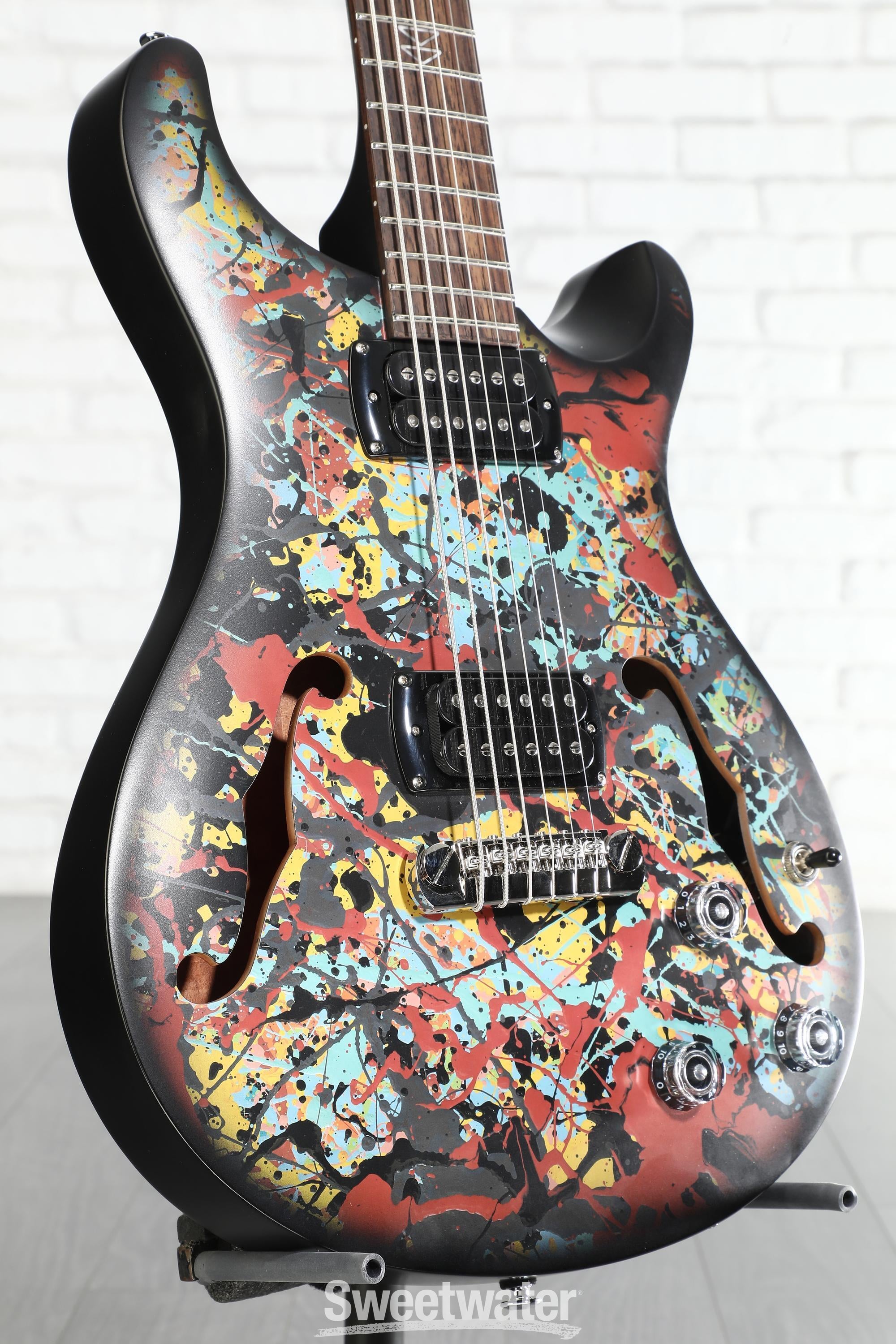 PRS SE Ed Sheeran Hollowbody I Piezo Baritone Electric Guitar - Cosmic Splash