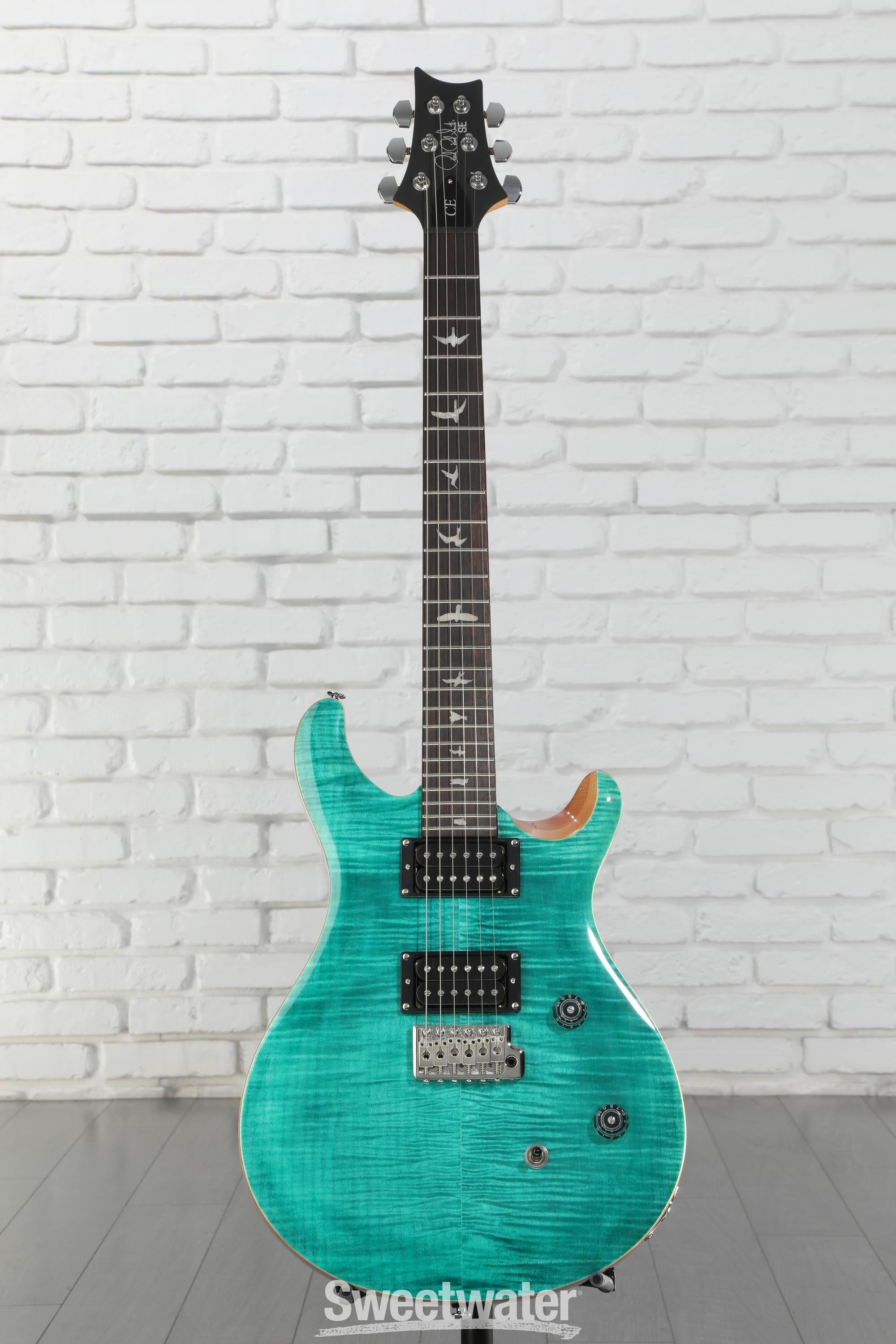 PRS SE CE 24 Standard Electric Guitar - Turquoise | Sweetwater