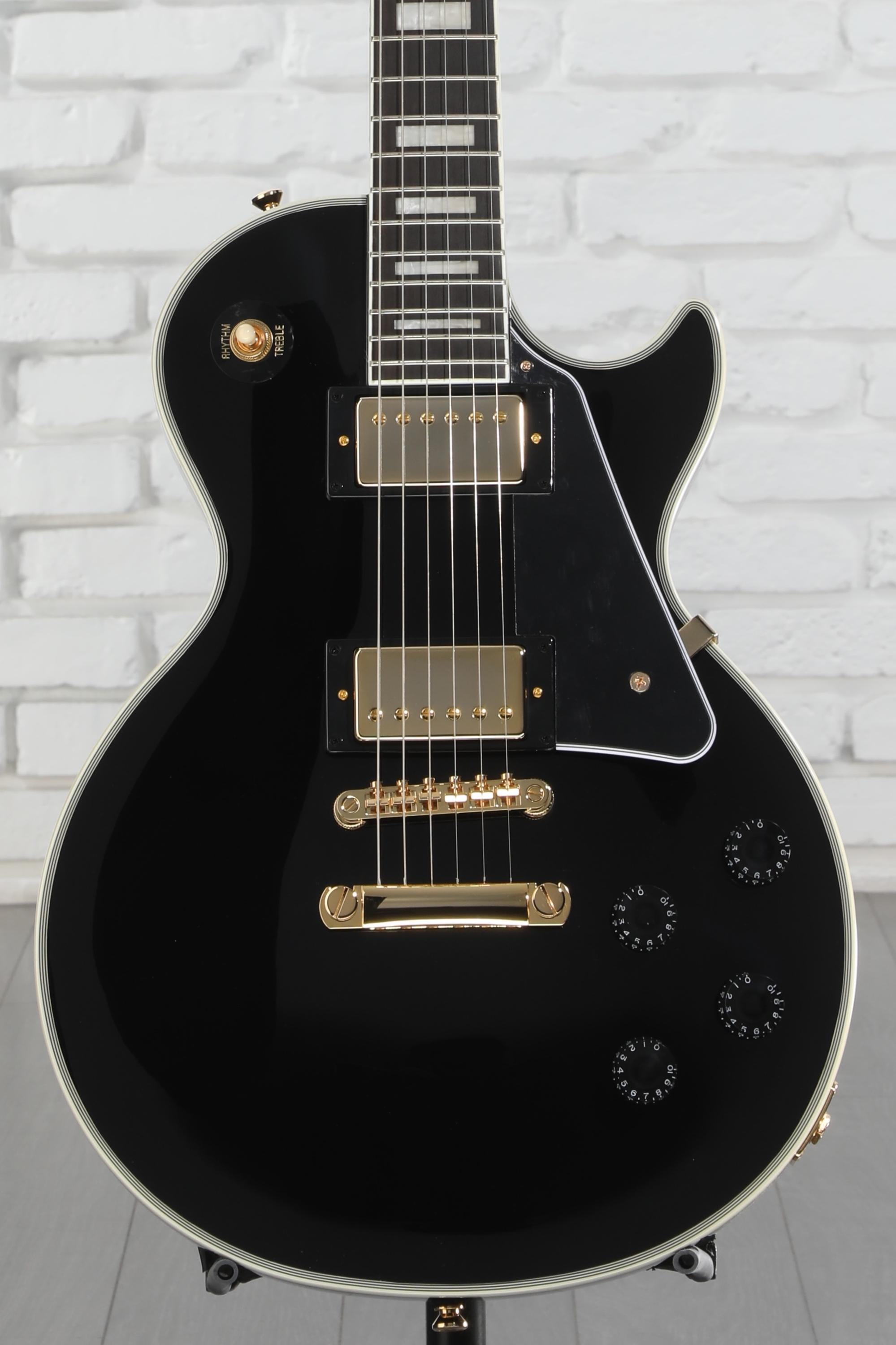 Epiphone Les Paul Custom Electric Guitar - Ebony | Sweetwater