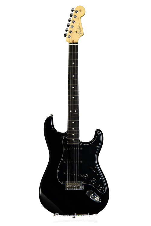 Fender Limited Edition American Standard Blackout Stratocaster - Mystic  Black