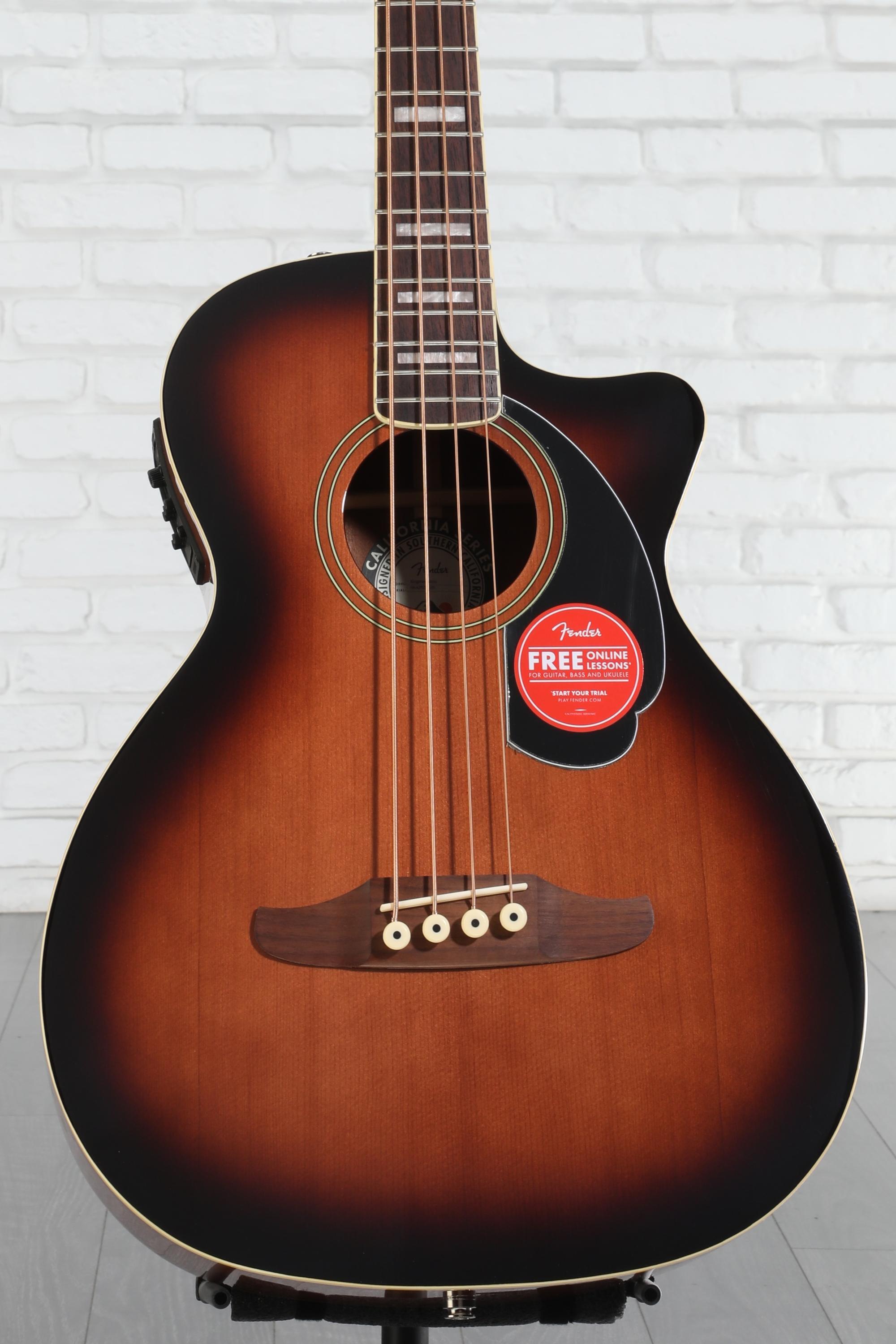 アコースティックベース　FENDER KINGMAN Fender Kingman Acoustic Bass Guitar - Shaded Edge Burst – Flipside