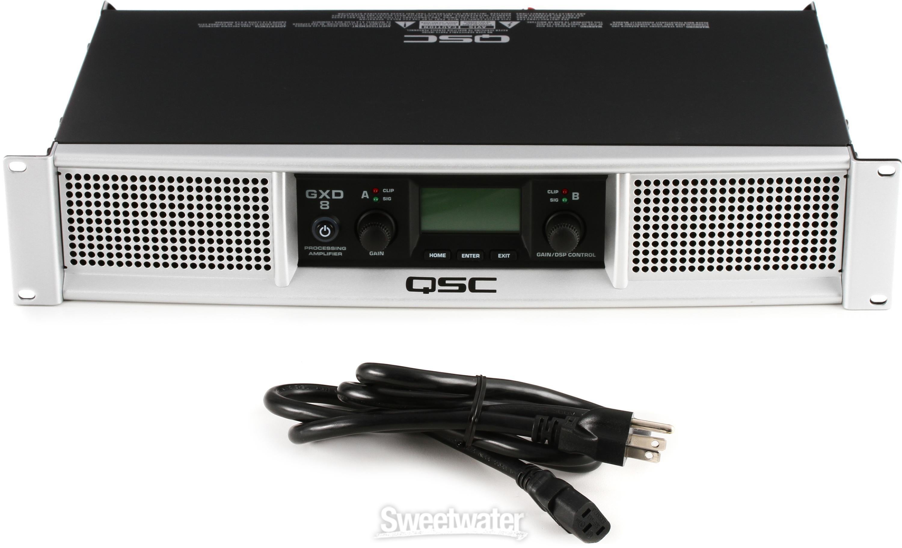 QSC GXD 8 1200W 2-channel Power Amplifier | Sweetwater