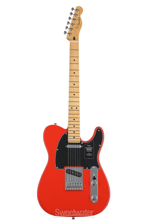 Fender Player II Telecaster Electric Guitar - Coral Red with Maple