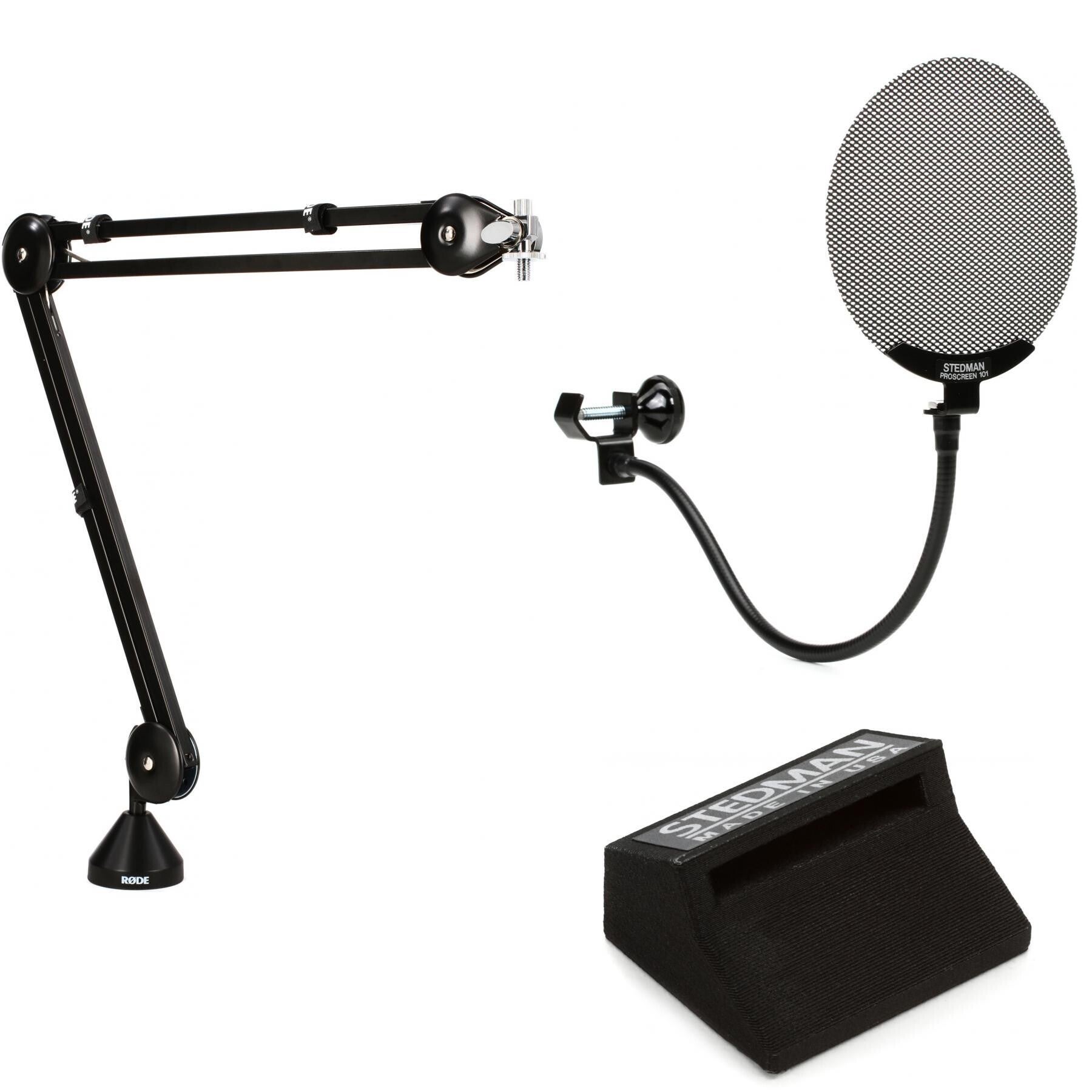 Rode PSA1 Studio Broadcast Podcasting Microphone Articulating Boom Arm -  698813001057