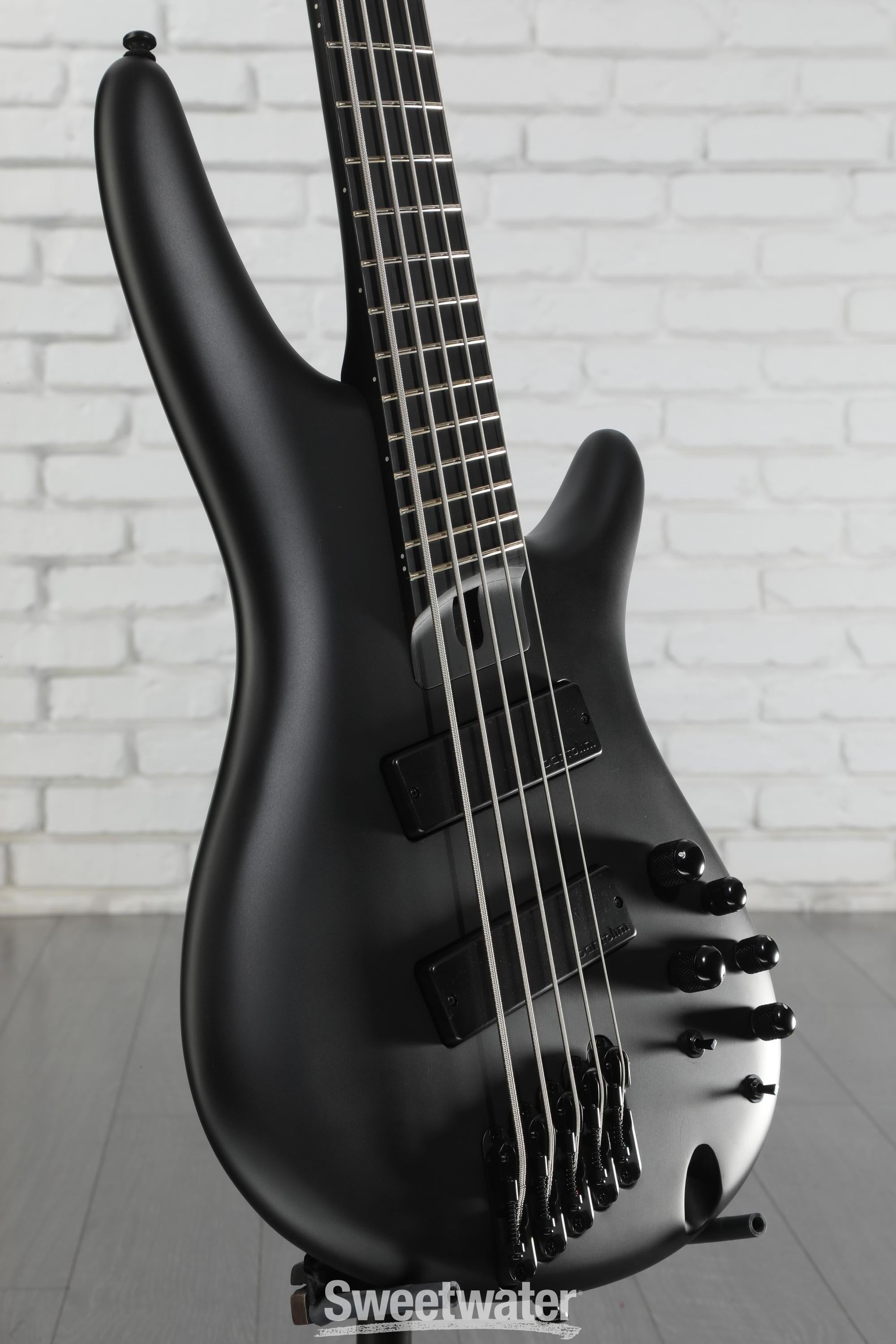 Ibanez Iron Label SRMS625EX - Black Flat | Sweetwater