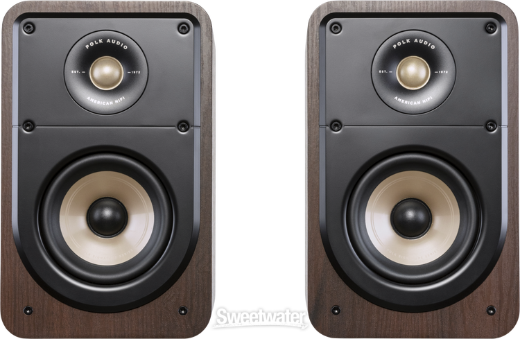 Polk Audio Signature Elite ES15 Bookshelf Speakers - Brown (Pair