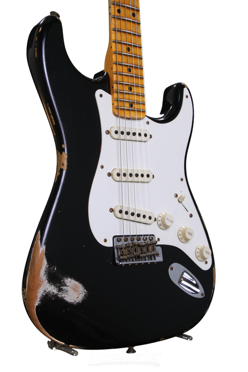 Fender Custom Shop 1956 Heavy Relic Strat - Black Ice