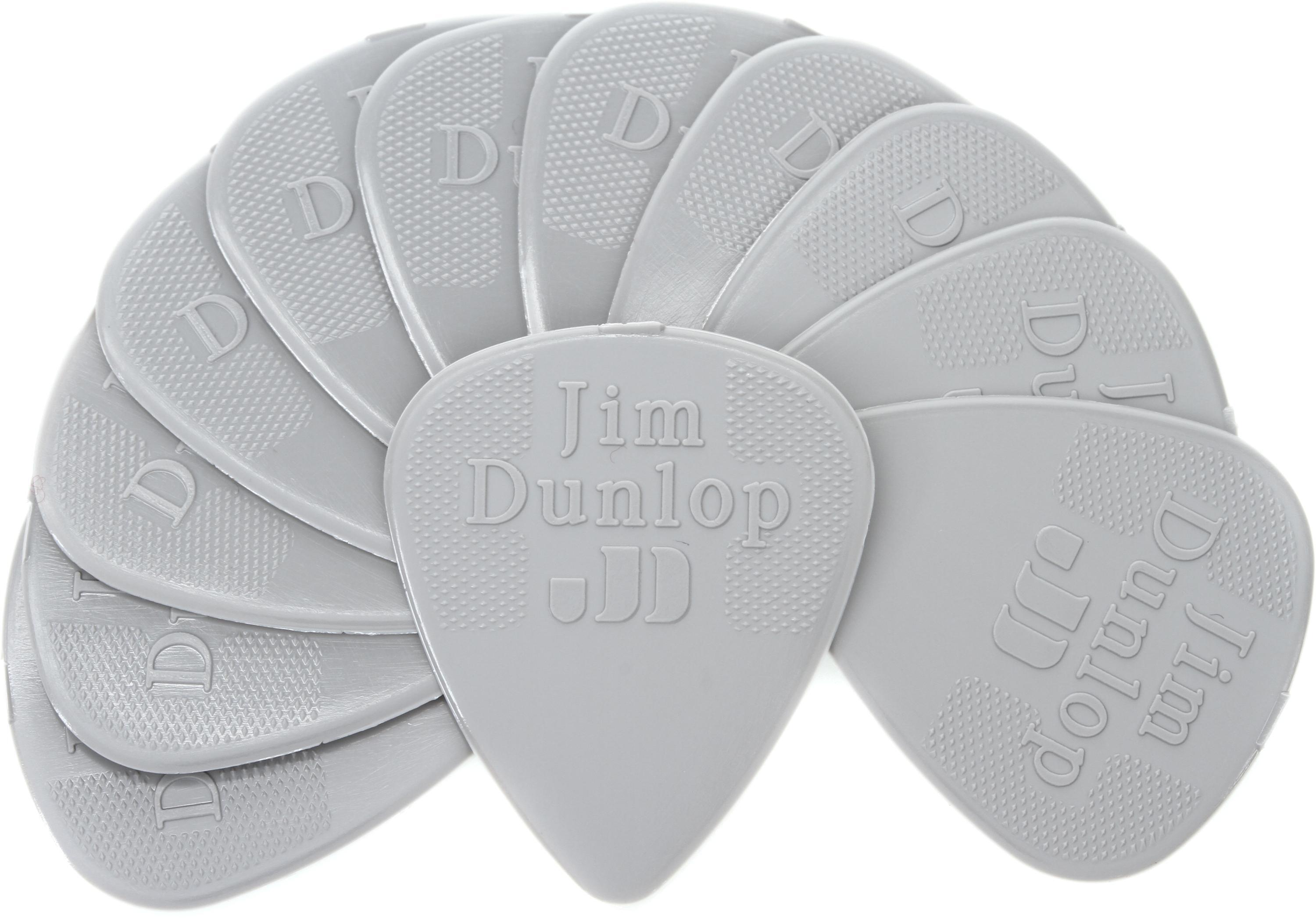Jim Dunlop Lot de 6 médiators en nylon 0,60 mm 