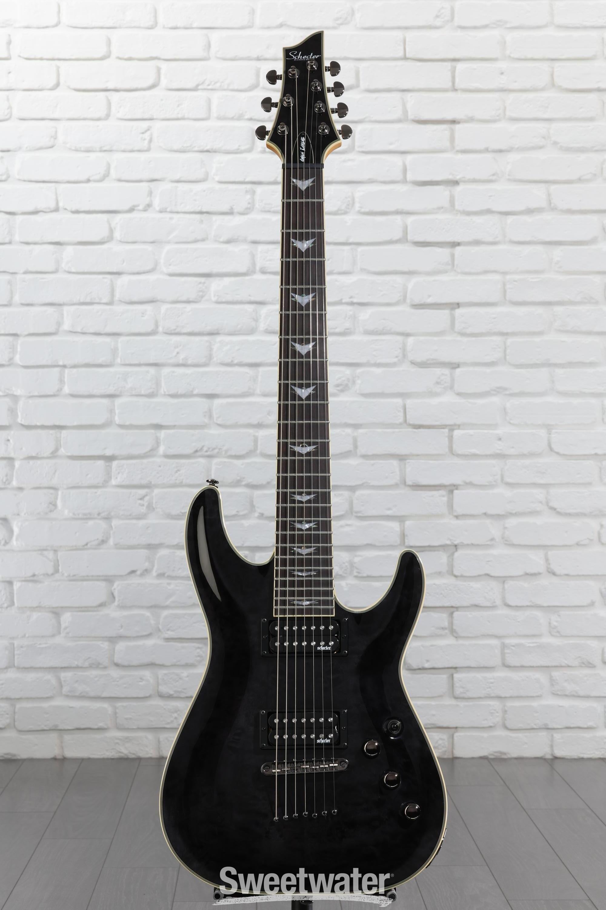 Schecter Omen Extreme-7 Electric Guitar - See Thru Black | Sweetwater