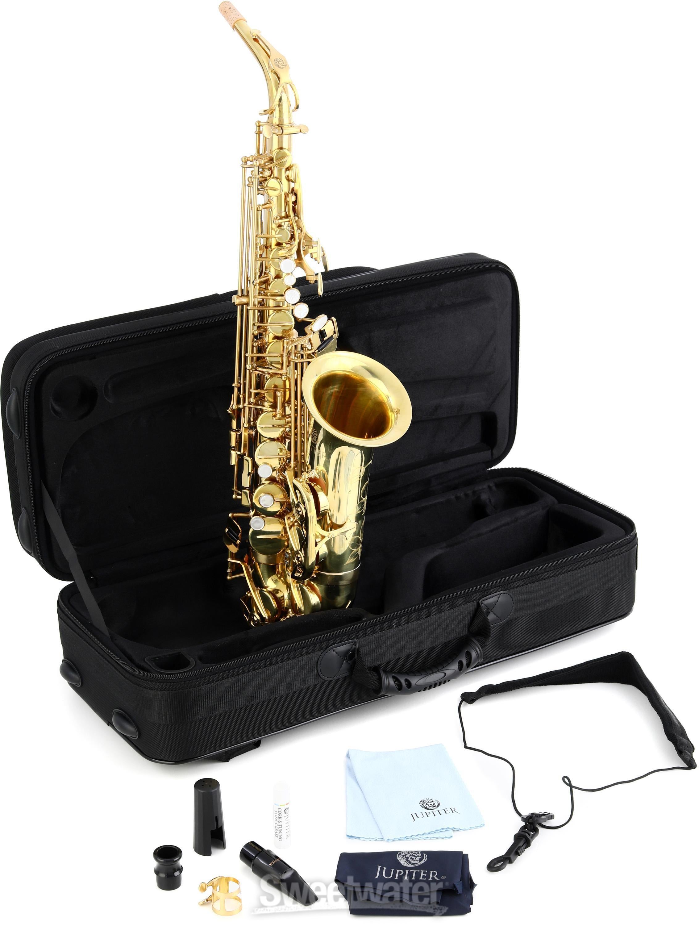 Jupiter JAS1100NBQ Alto Saxophone - Natural Brass | Sweetwater