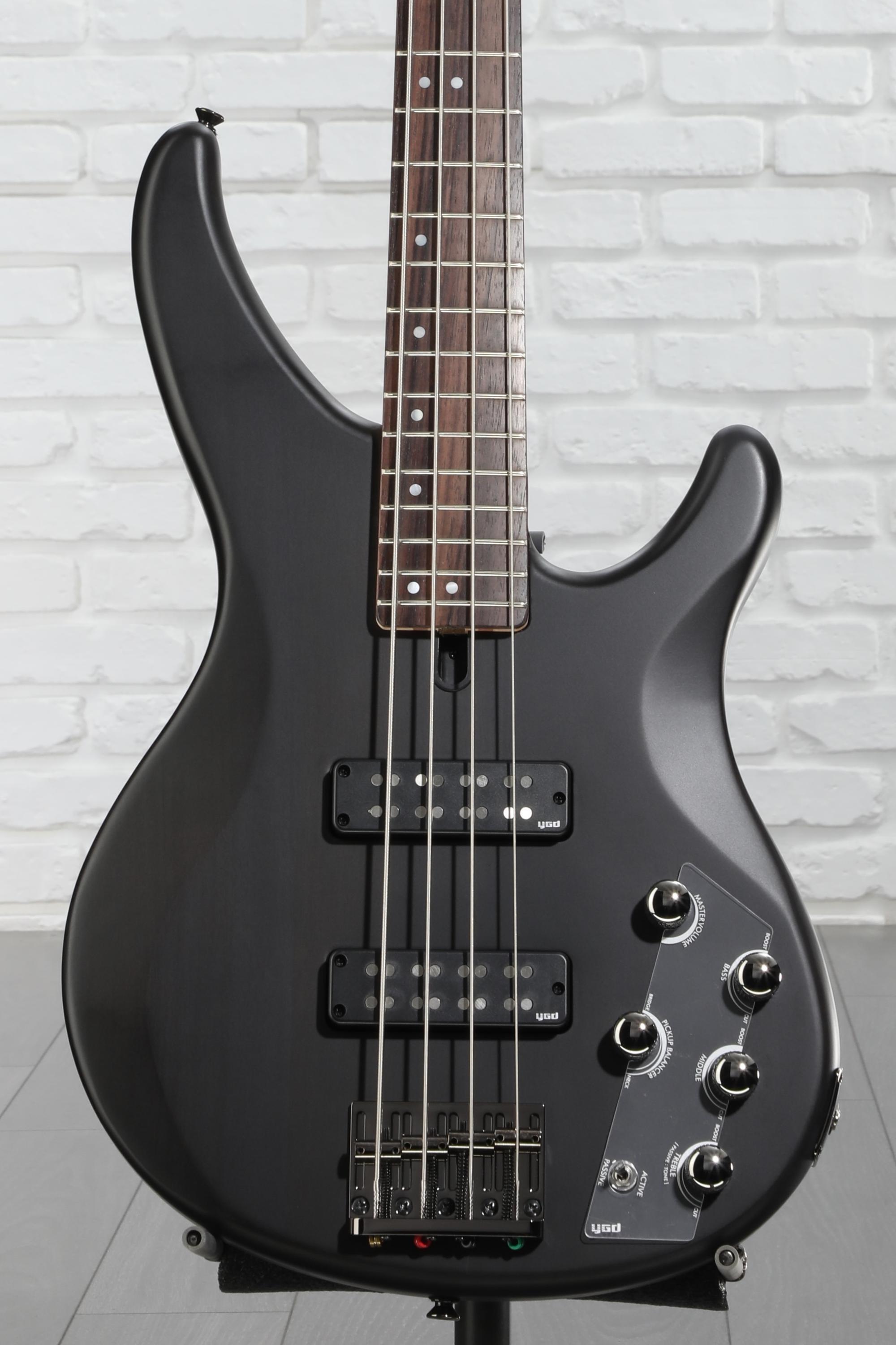 yamaha trbx504 ブラック Yamaha TRBX504 4-string Bass Guitar - Translucent Black | Sweetwater