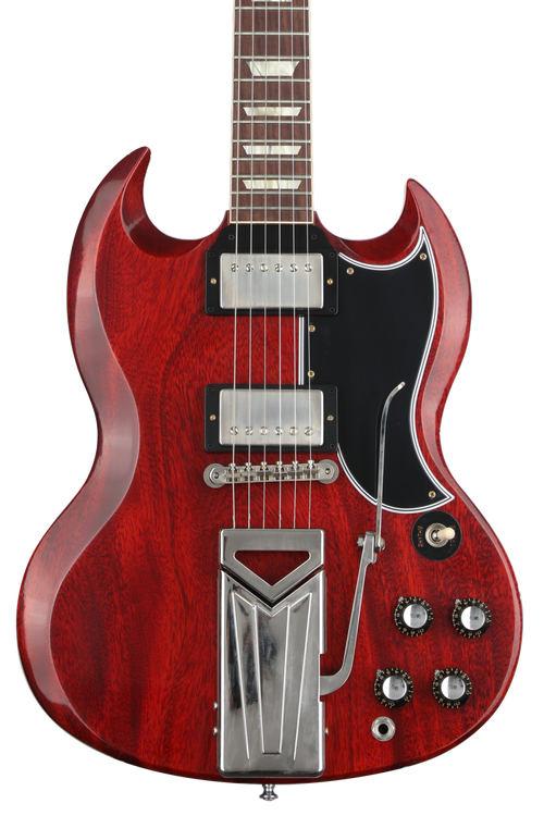 Gibson  60th Anniversary 1961 Les Paul SG Standard With Sideways Vibrola  Cherry Red