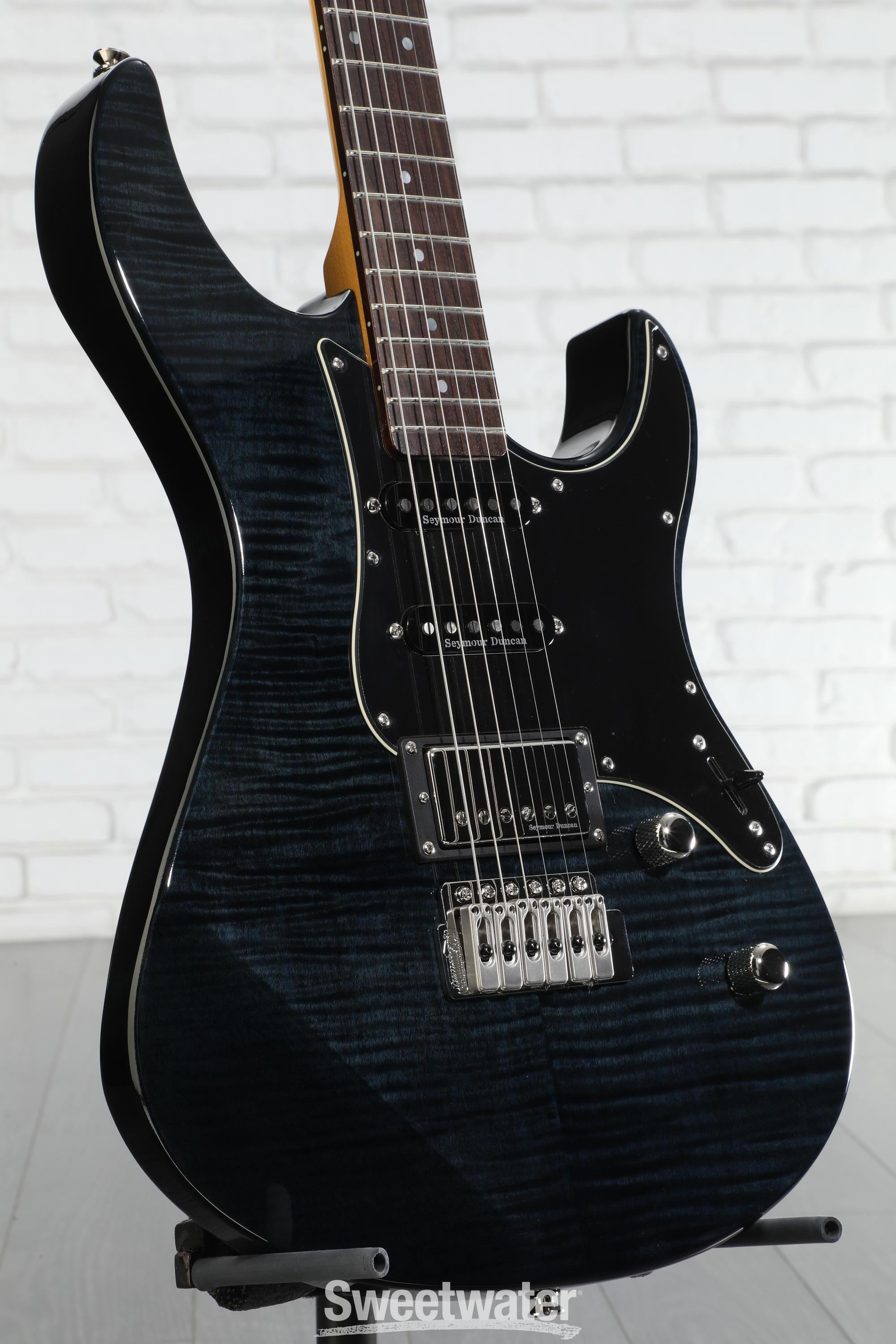 Yamaha PAC612VIIFM Pacifica Electric Guitar - Translucent Black