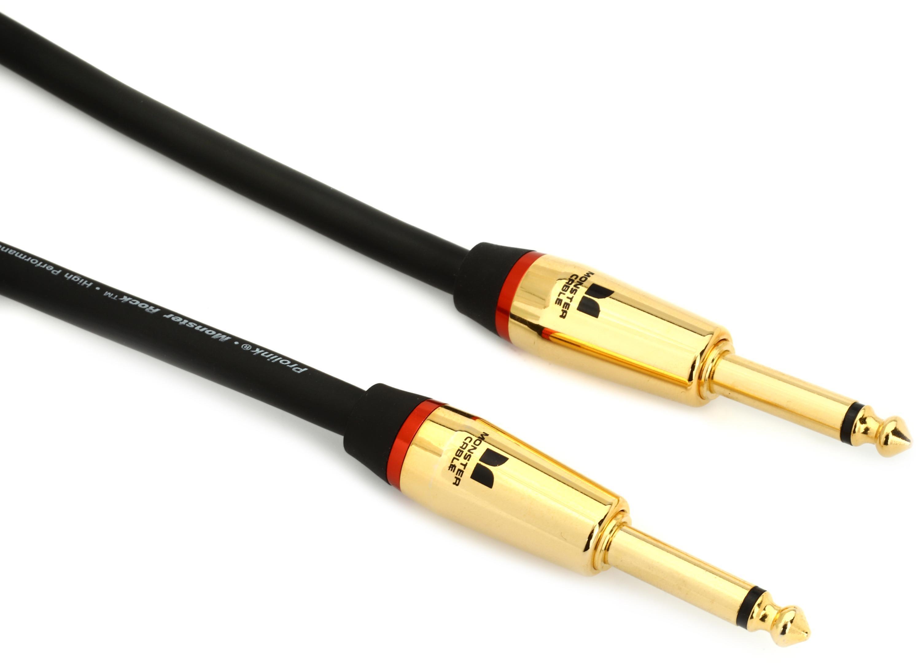 Photo of Monster Prolink Rock Straight to Straight Instrument Cable - 12 Feet