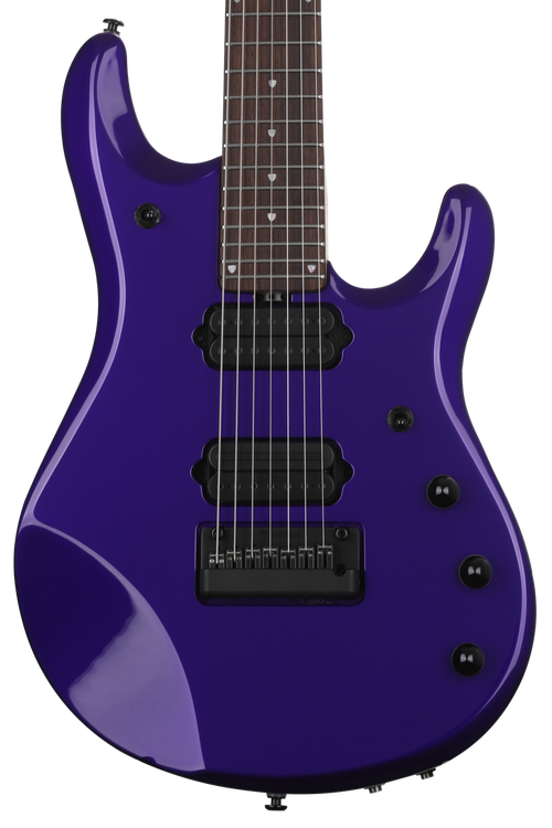 Ernie Ball Music Man JP7 John Petrucci Signature Electric Guitar - Firemist  Purple