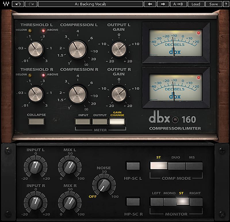 Waves dbx 160 Compressor / Limiter Plug-in | Sweetwater