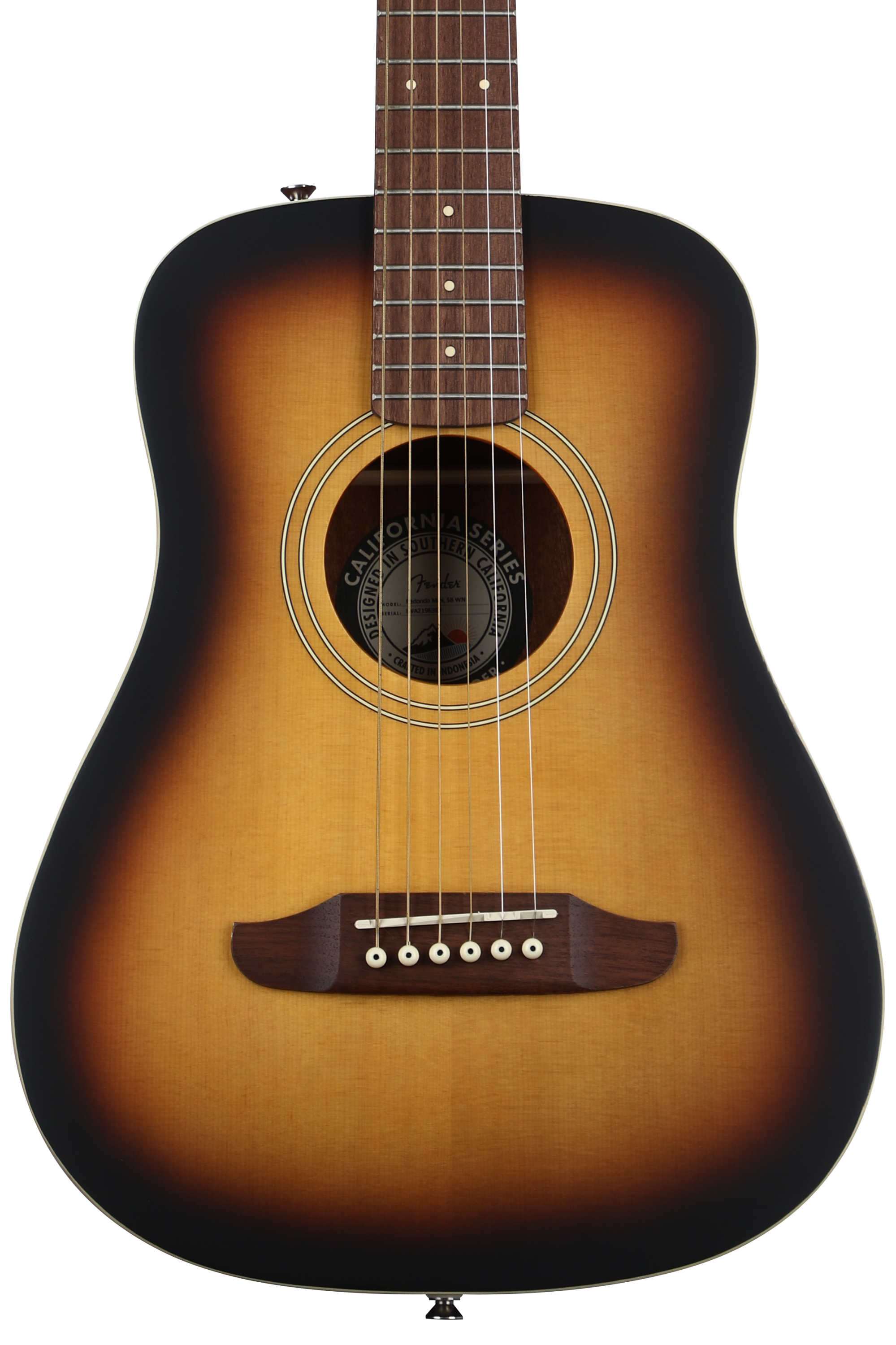Bundled Item: Fender Redondo Mini Acoustic Guitar - Sunburst
