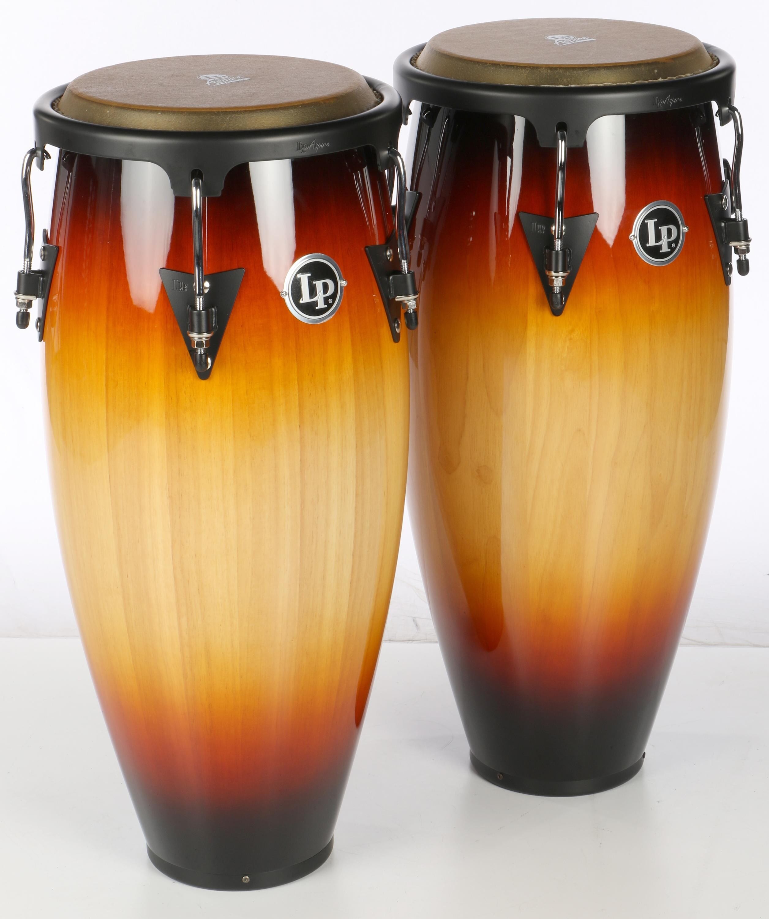 Latin Percussion Aspire Wood Conga Set 10/11 inch Vintage Sunburst