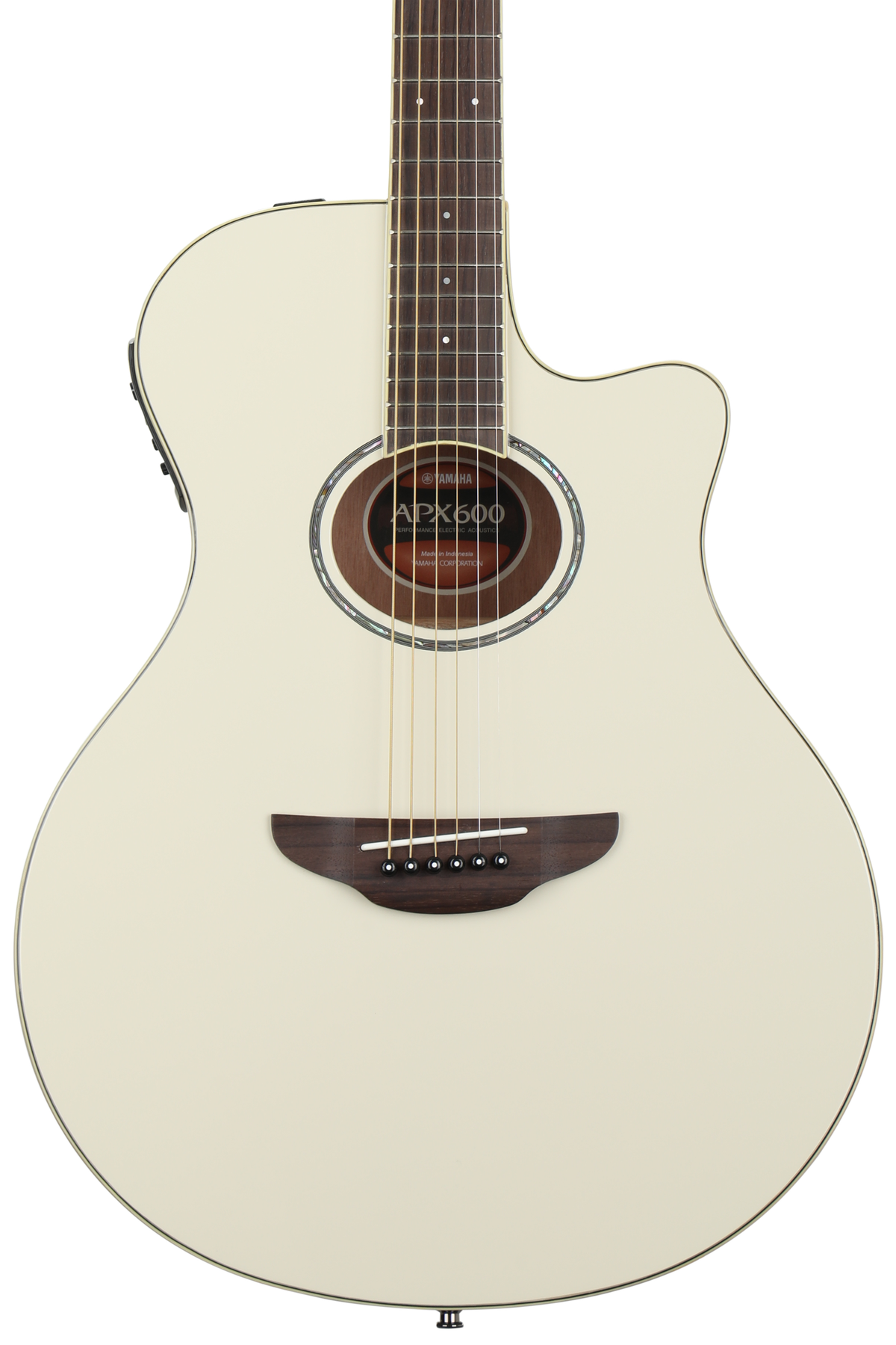 Yamaha APX600 Acoustic-Electric Guitar - Vintage White STAGE