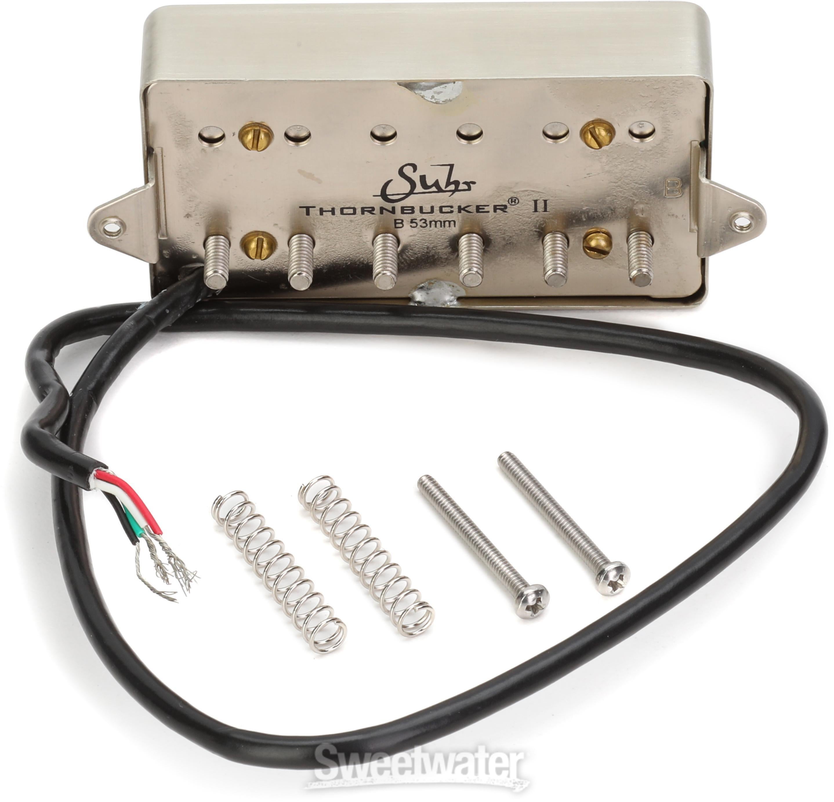 Suhr Thornbucker II Bridge Humbucker Pickup - 53mm Spacing, Raw Nickel |  Sweetwater